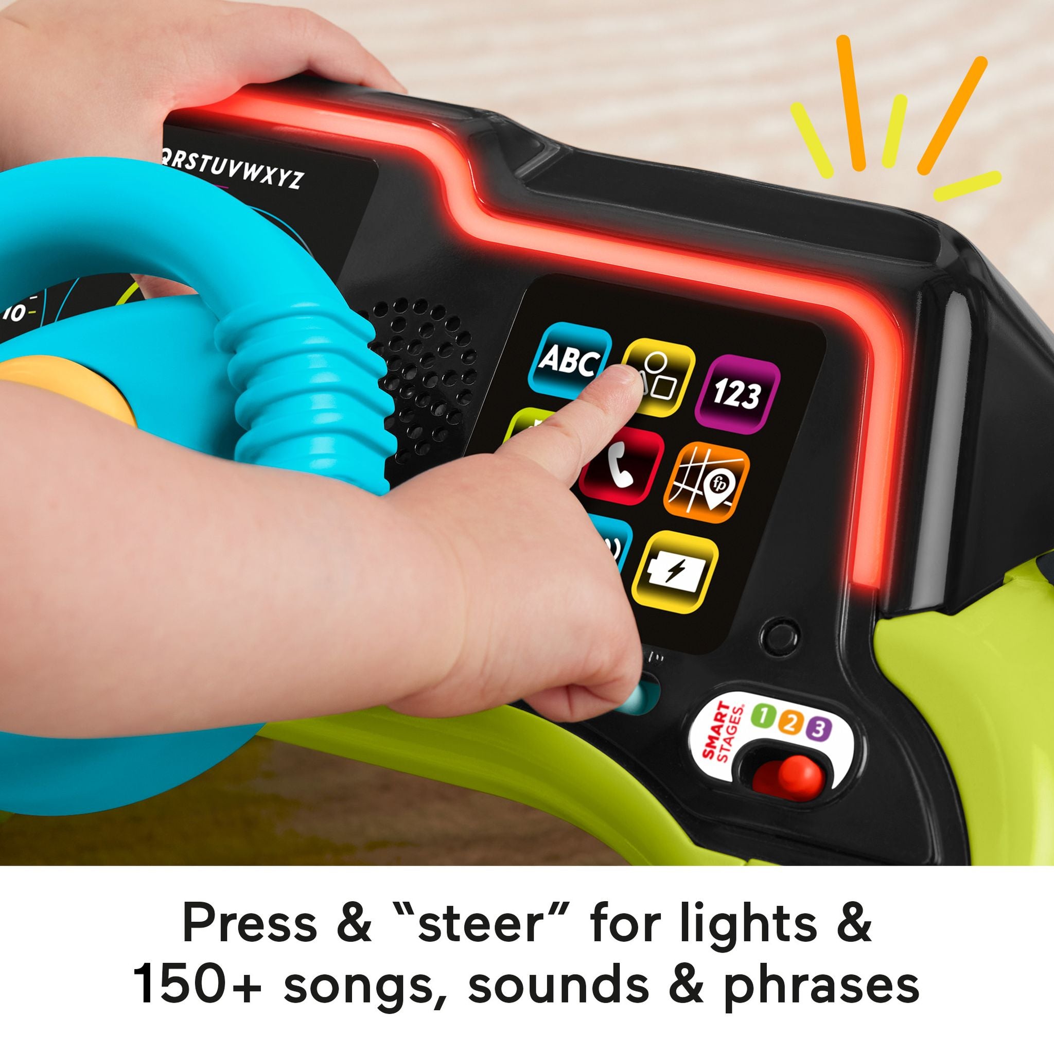 Hot Deal! Fisher-Price Laugh & Learn Sit & Steer Driver Activity Centre for Babies