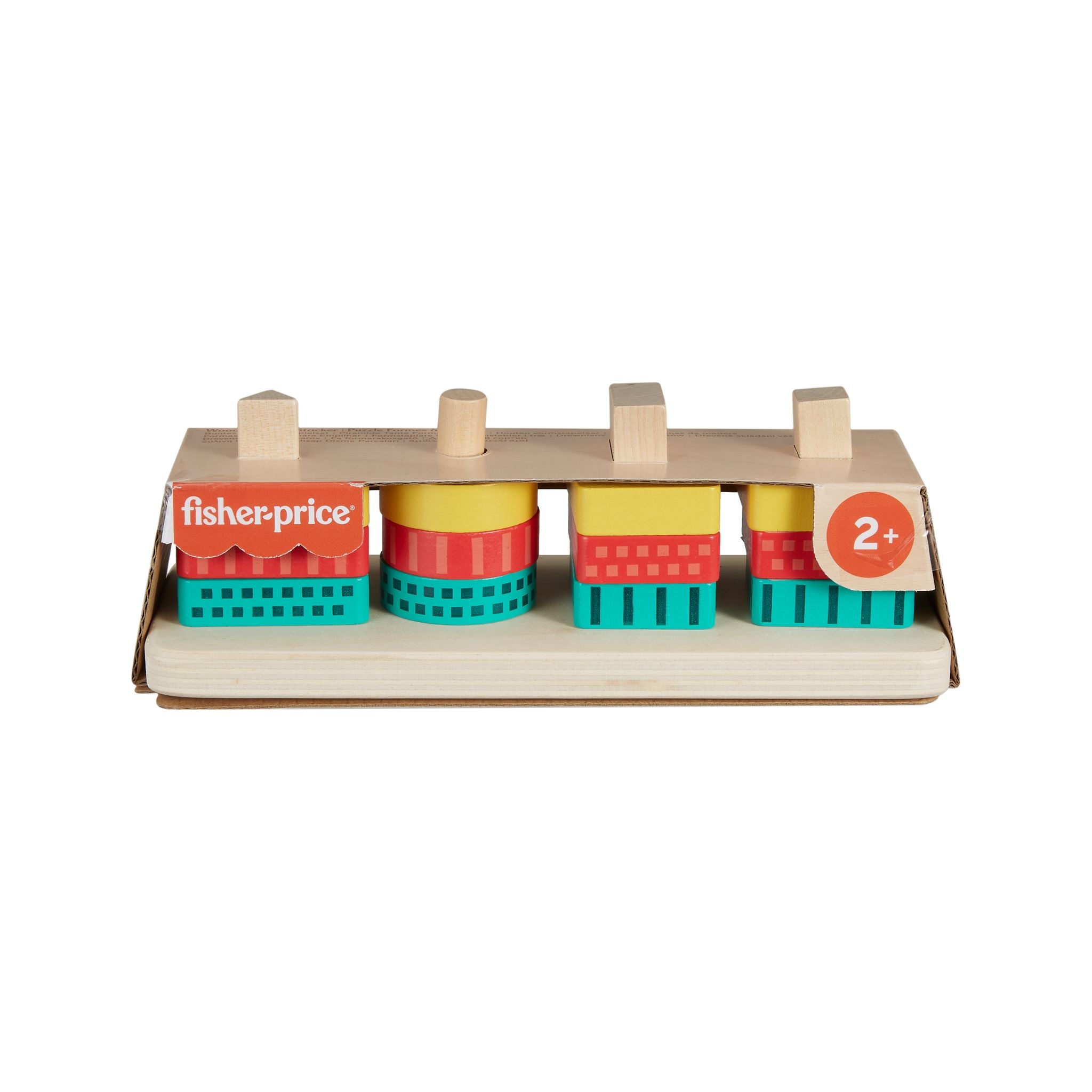 Fisher-Price's Amazing Wooden Shape Stacker for Toddlers