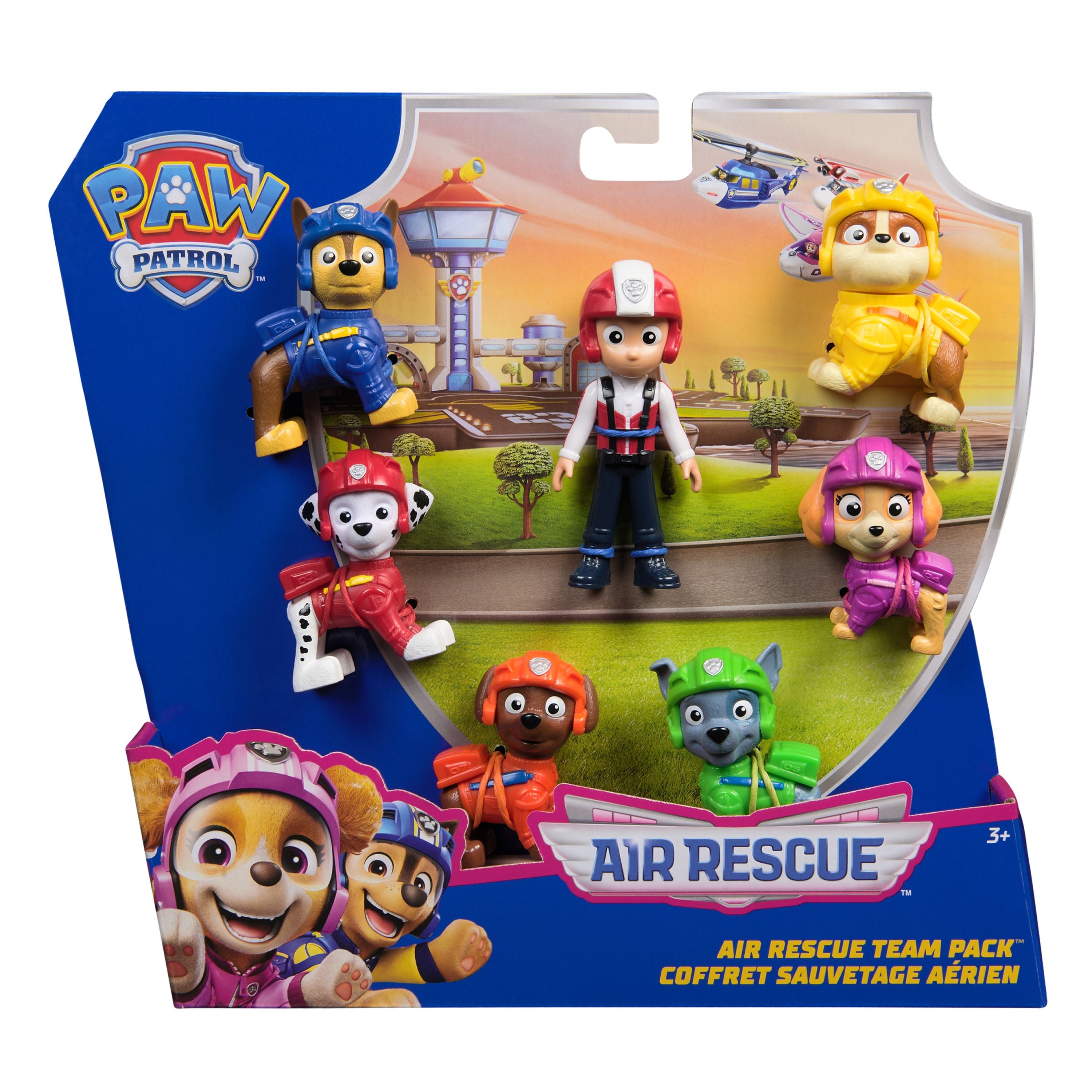 Awesome PAW Patrol Air Rescue 7 - Piece Collectible Figure Team Pack