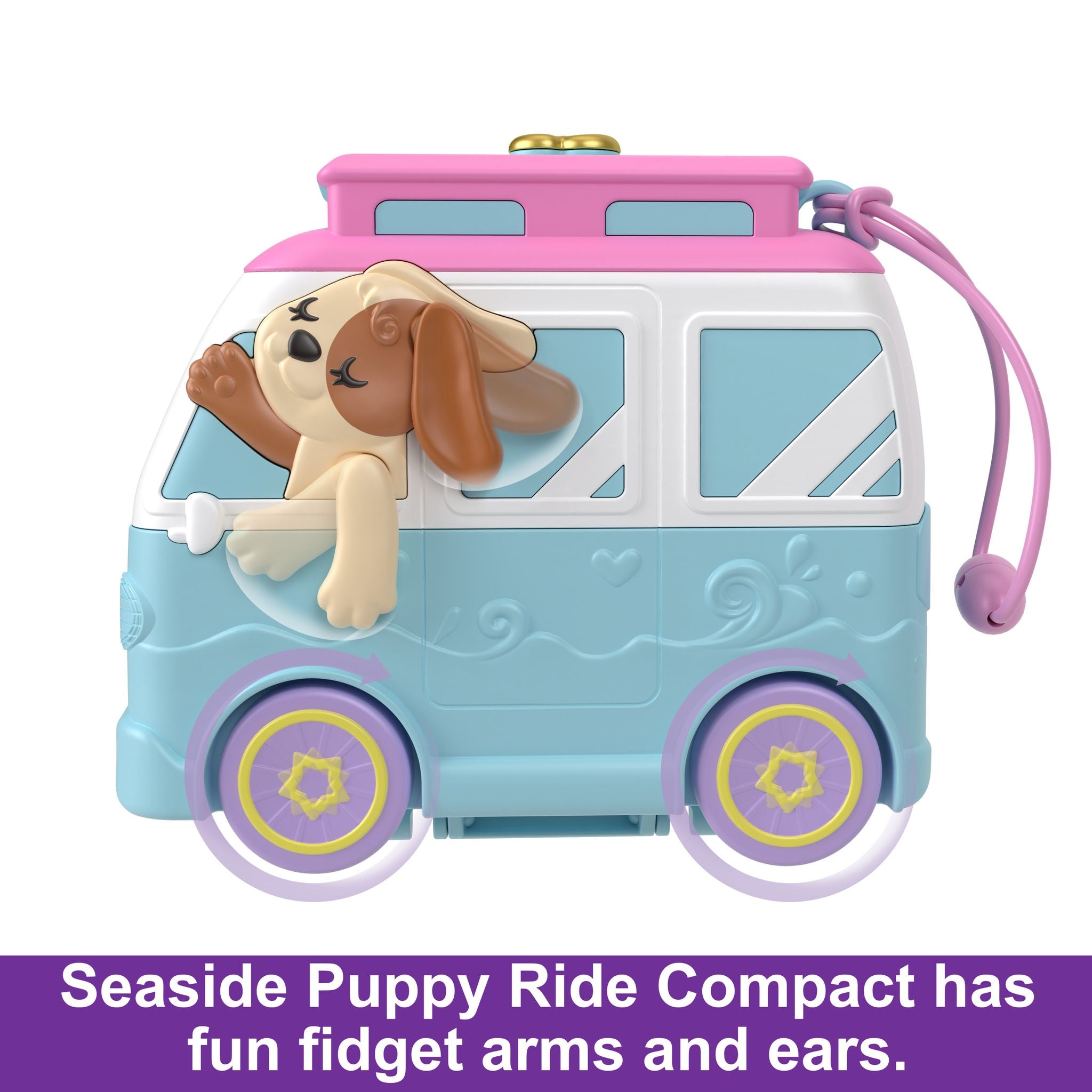 Adorable Polly Pocket Seaside Puppy Ride Big Compact for Adventure
