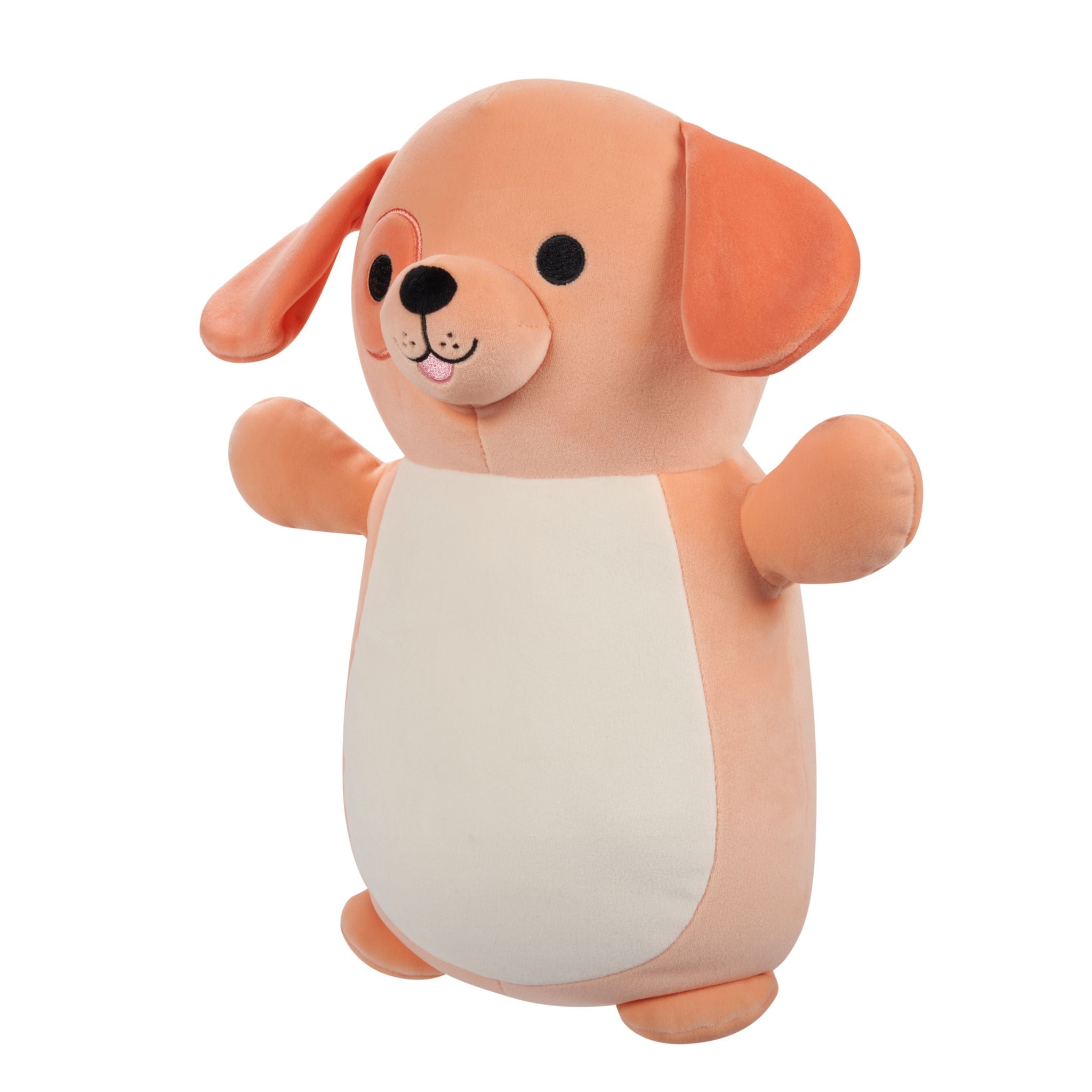 14-Inch Squishmallows Hugmees Drella Peach Dog Plush - Must-Have!
