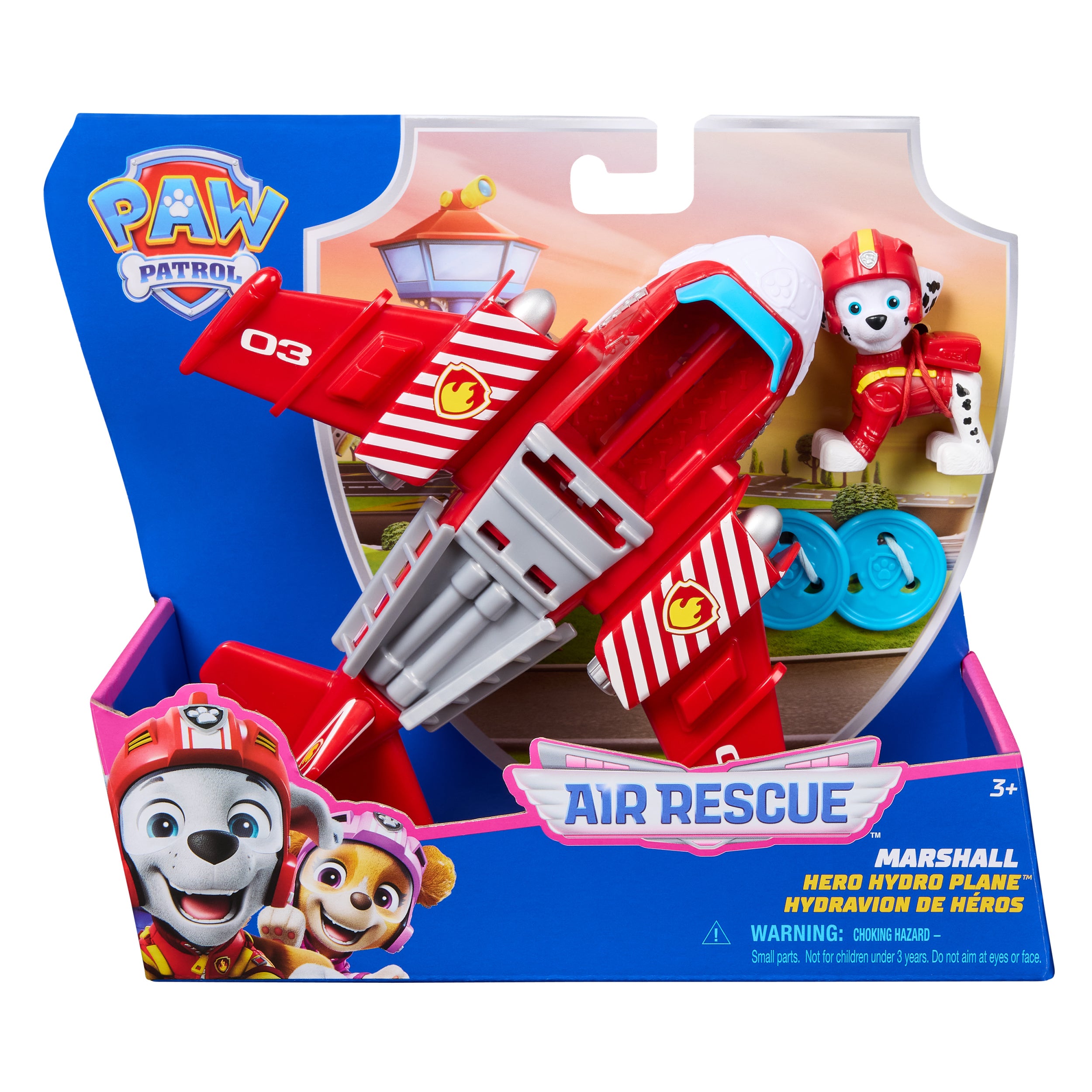 Hot Sale! PAW Patrol Air Rescue Vehicle Toy - Marshall's Fire Rescue Hydro Airplane