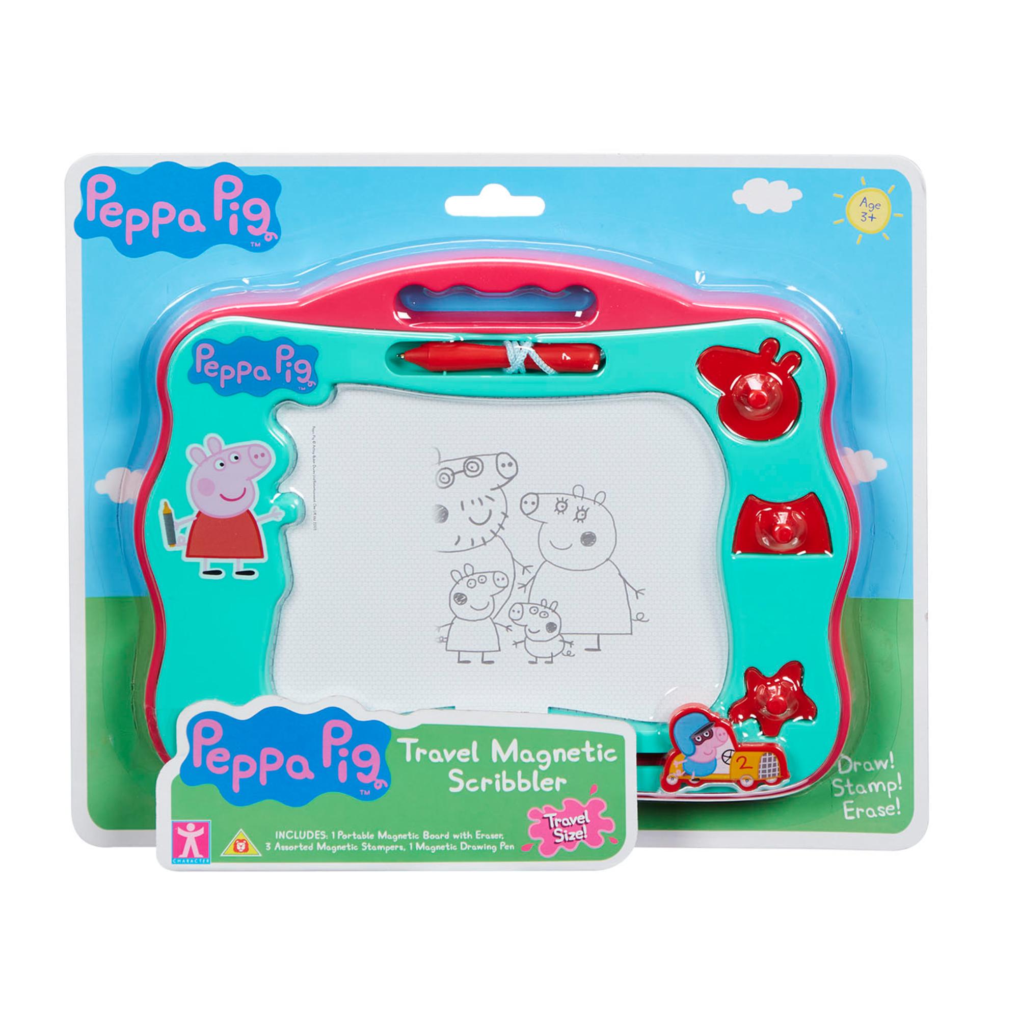 Hot! Peppa Pig Magnetic Travel Scribbler for Drawing Fun