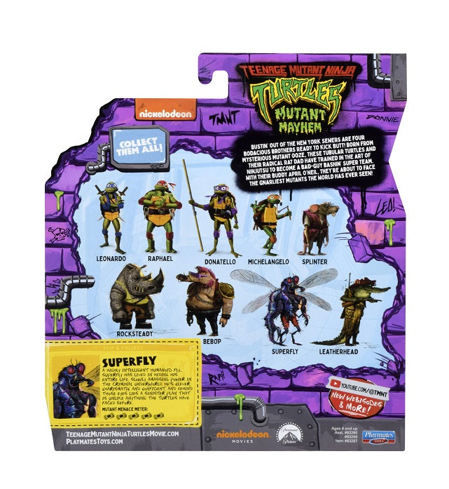 Hot! Teenage Mutant Ninja Turtles: Mutant Mayhem Superfly Basic Figure