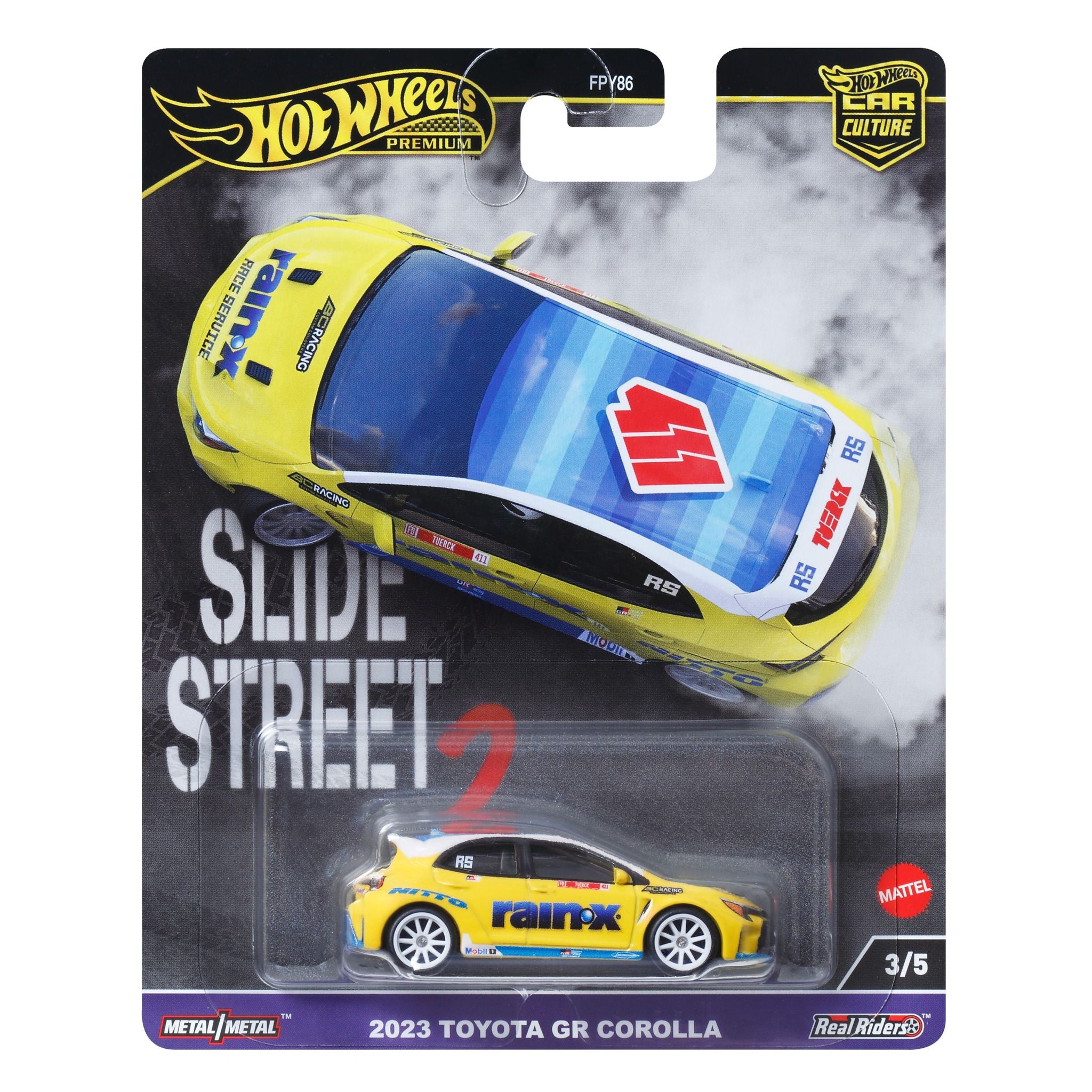 2023 Toyota Gr Corolla - Hot Wheels Premium Car Culture Set 3/5 for Collectors