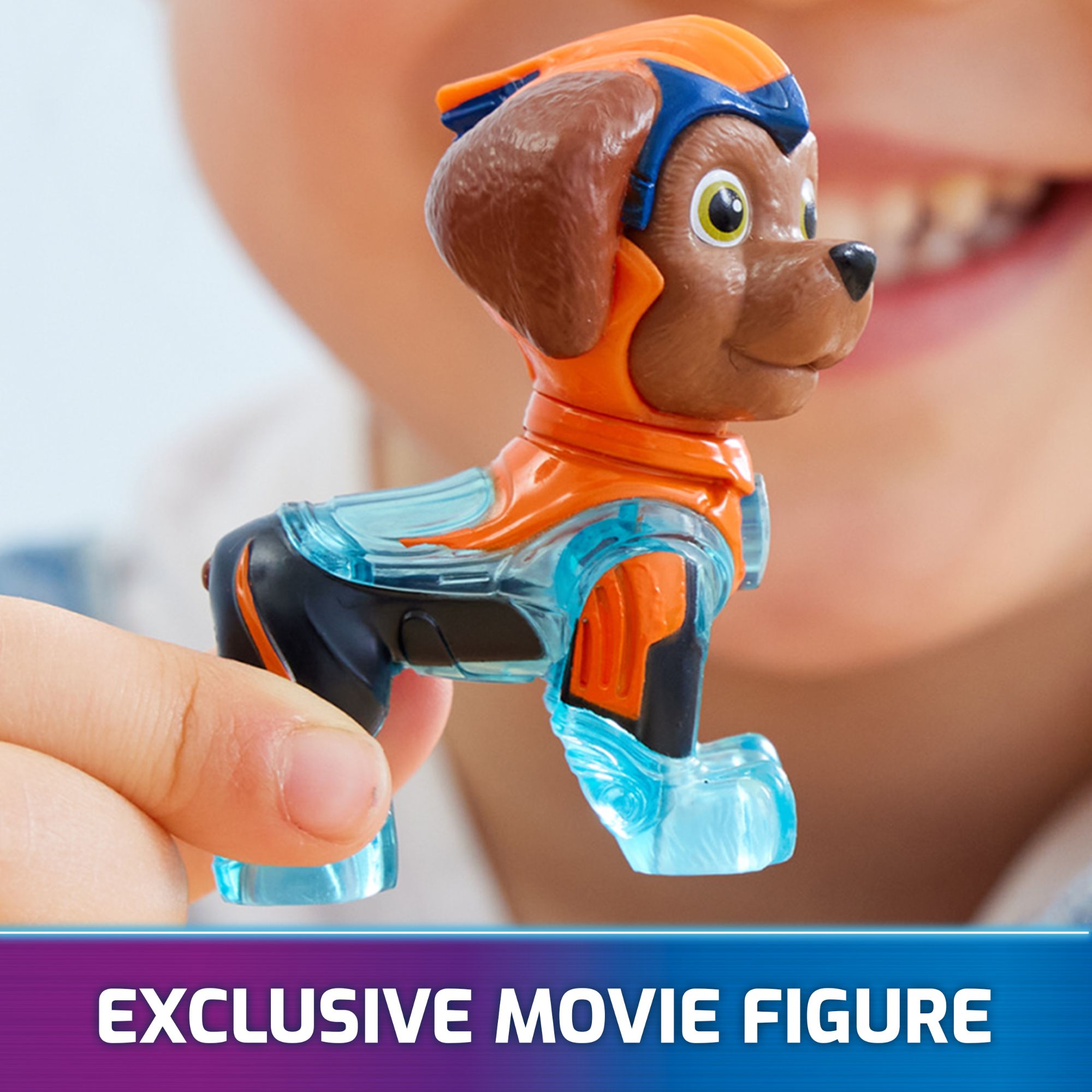 PAW Patrol The Mighty Movie Zuma's 7 - inch Rescue Hovercraft Toy