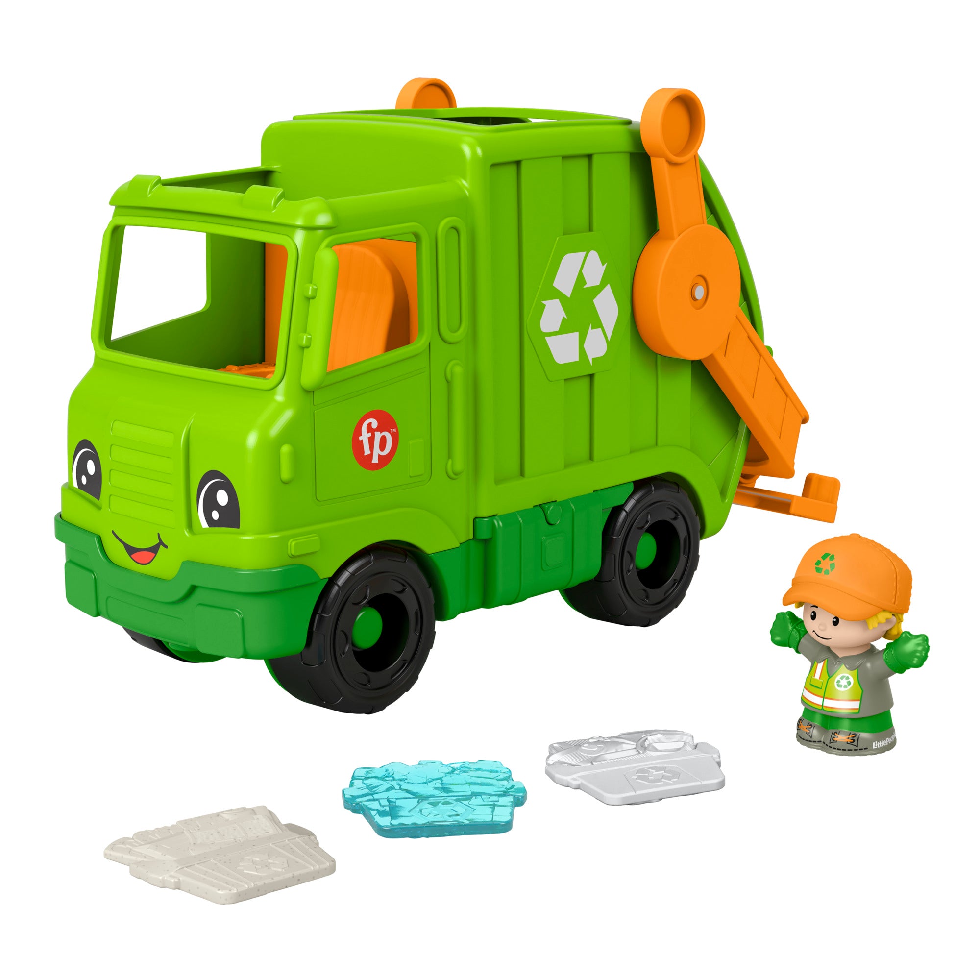 Fisher-Price Little People Big Recycling Truck - Fun for Toddlers
