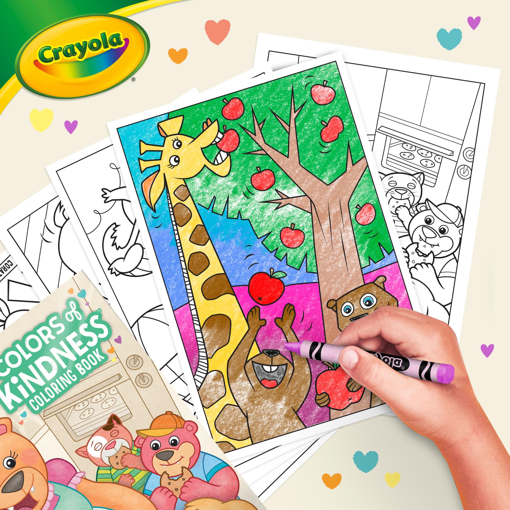 Crayola 48-Page Coloring Book: Colors of Kindness - Ideal Gift for All Ages