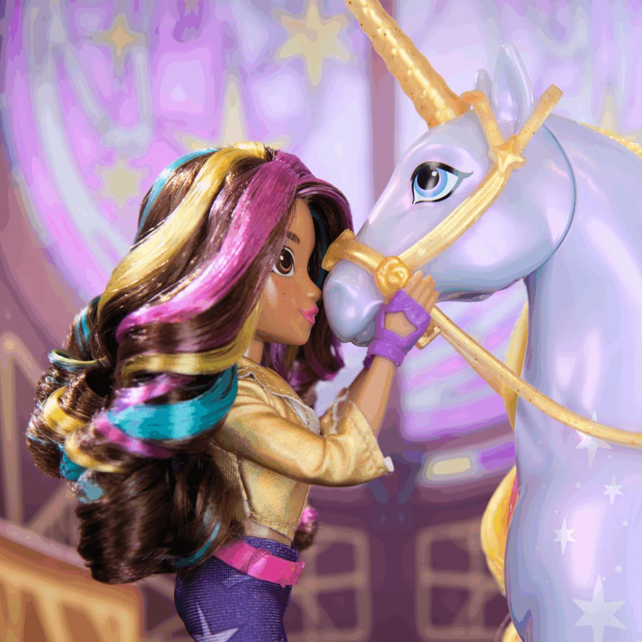 Unicorn Academy Wildstar - 11-Inch Interactive Rainbow Light-Up Toy
