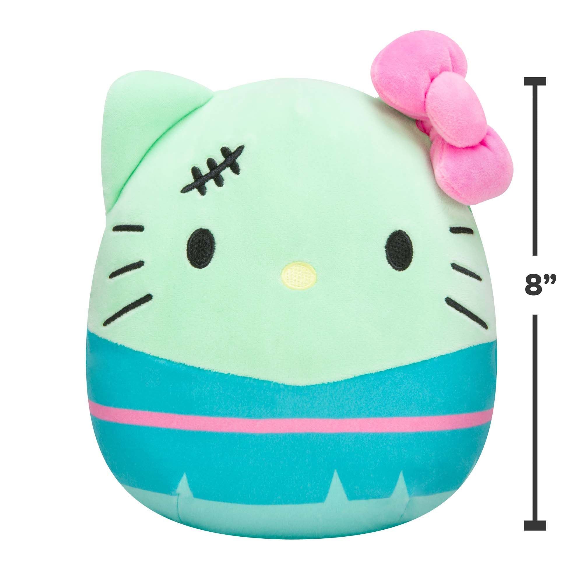 Limited Time Offer! 8-Inch Squishmallows Sanrio Halloween Hello Kitty Frankenkitty Plush Toy