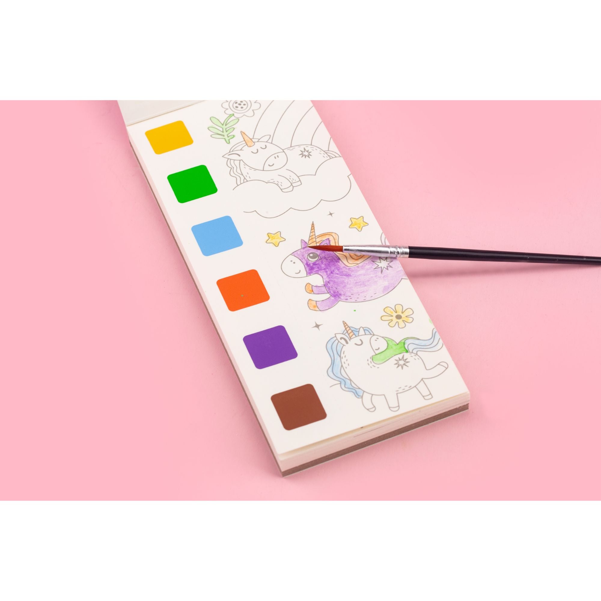 Hot! MierEdu Pocket Watercolour Painting Book - Unleash Kids' Fantasy