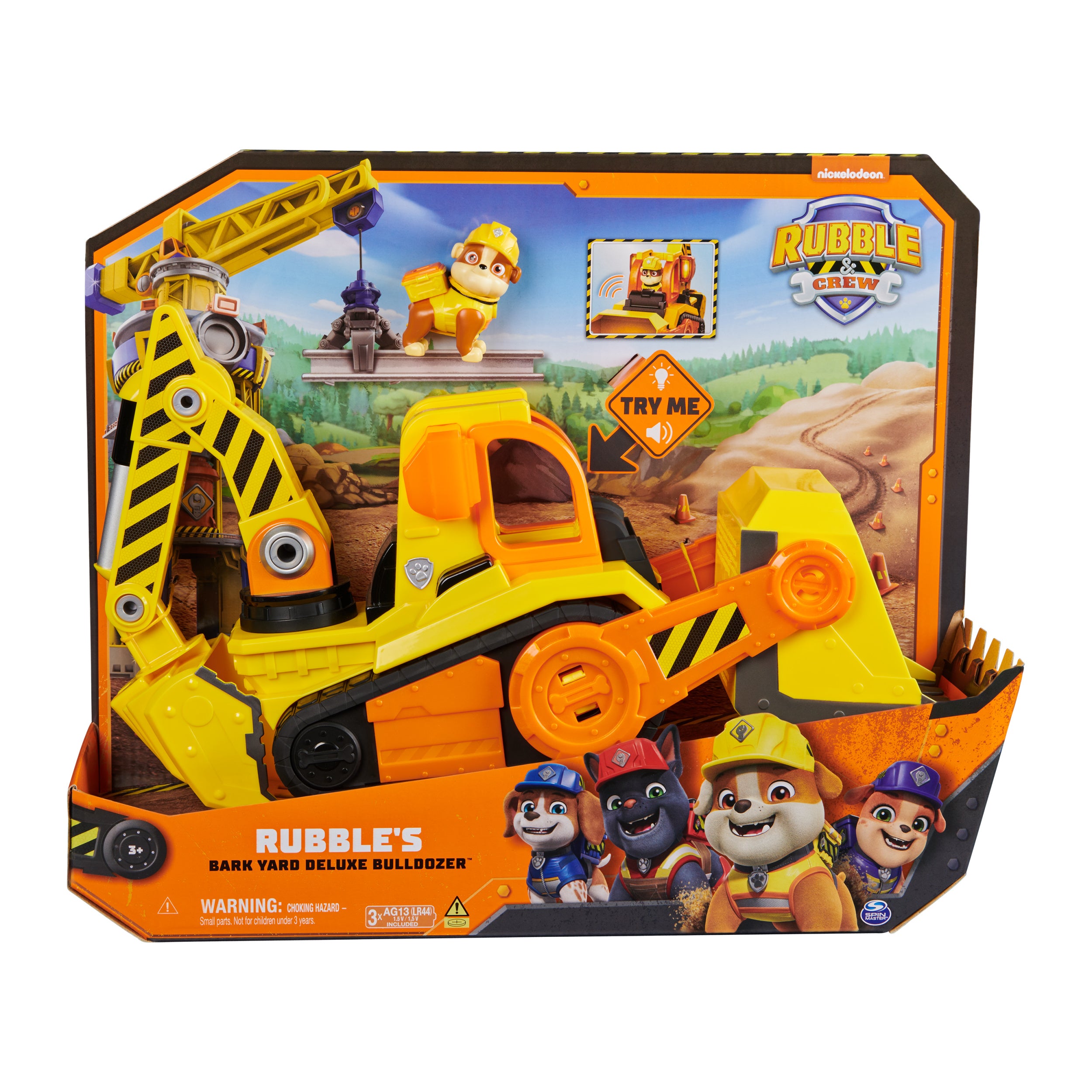 Hot! Rubble's Bark Yard Deluxe Bulldozer Toy