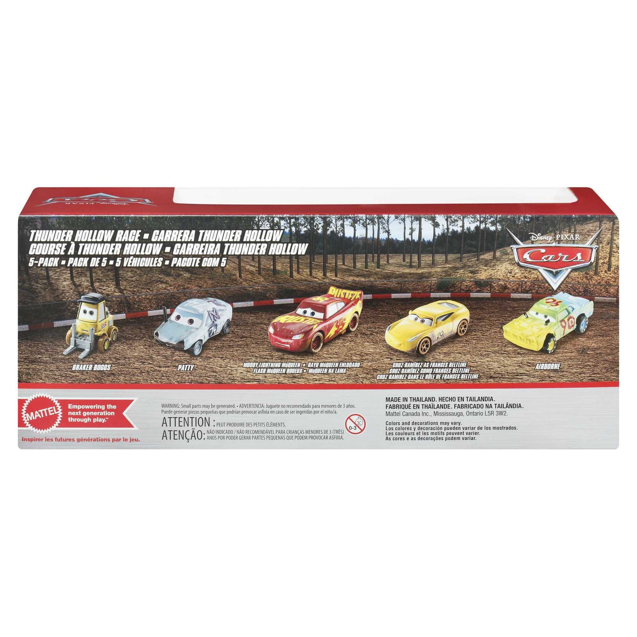 Disney Pixar Cars 5-Pack Inspired by Thunder Hollow Race