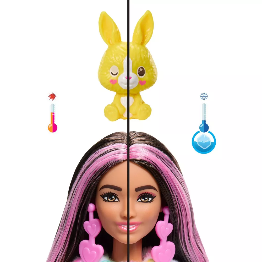 Barbie Cutie Reveal Colour Dream Series Bunny Doll with 10 Surprises