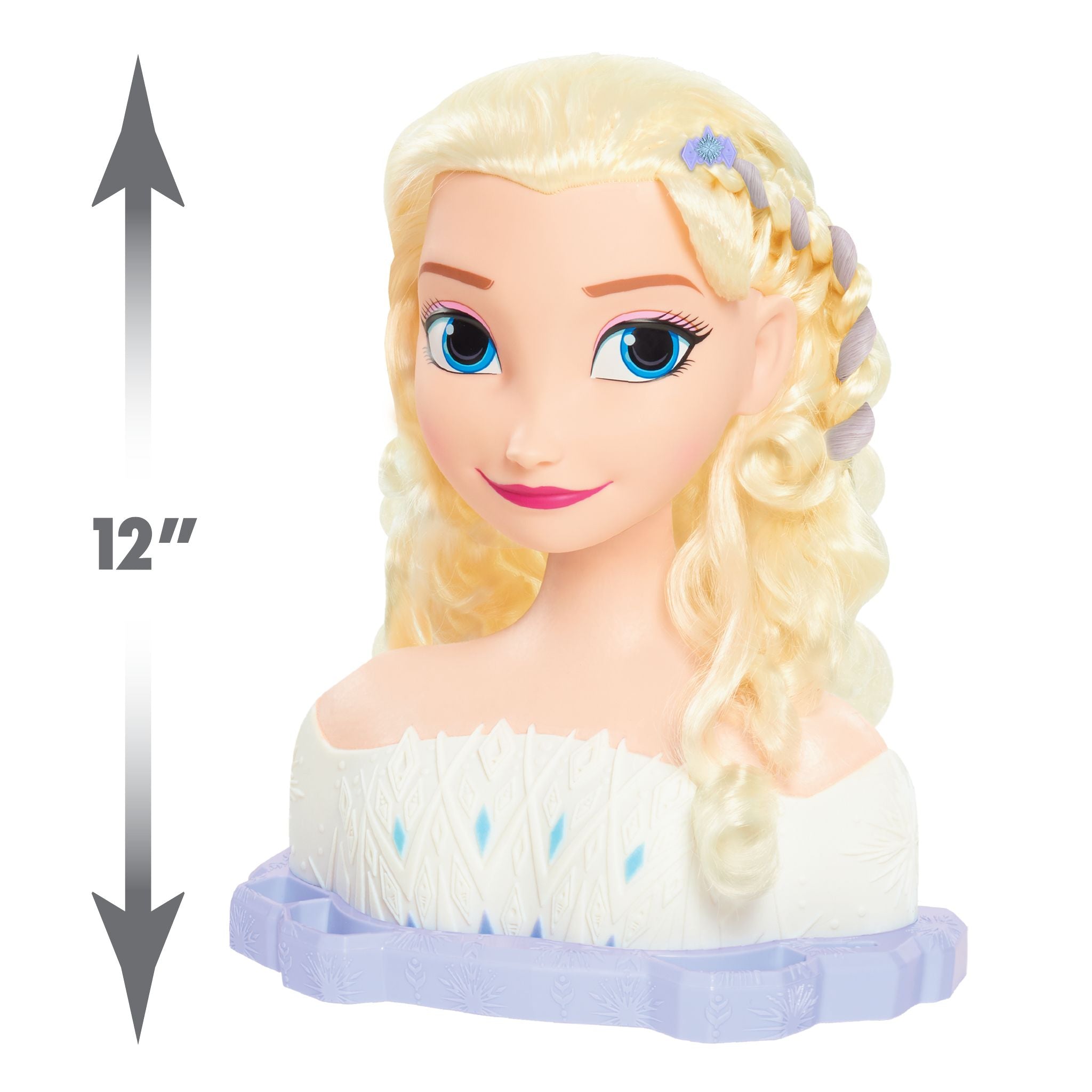 Disney Frozen 2 Deluxe Elsa Snow Queen Styling Head Toy