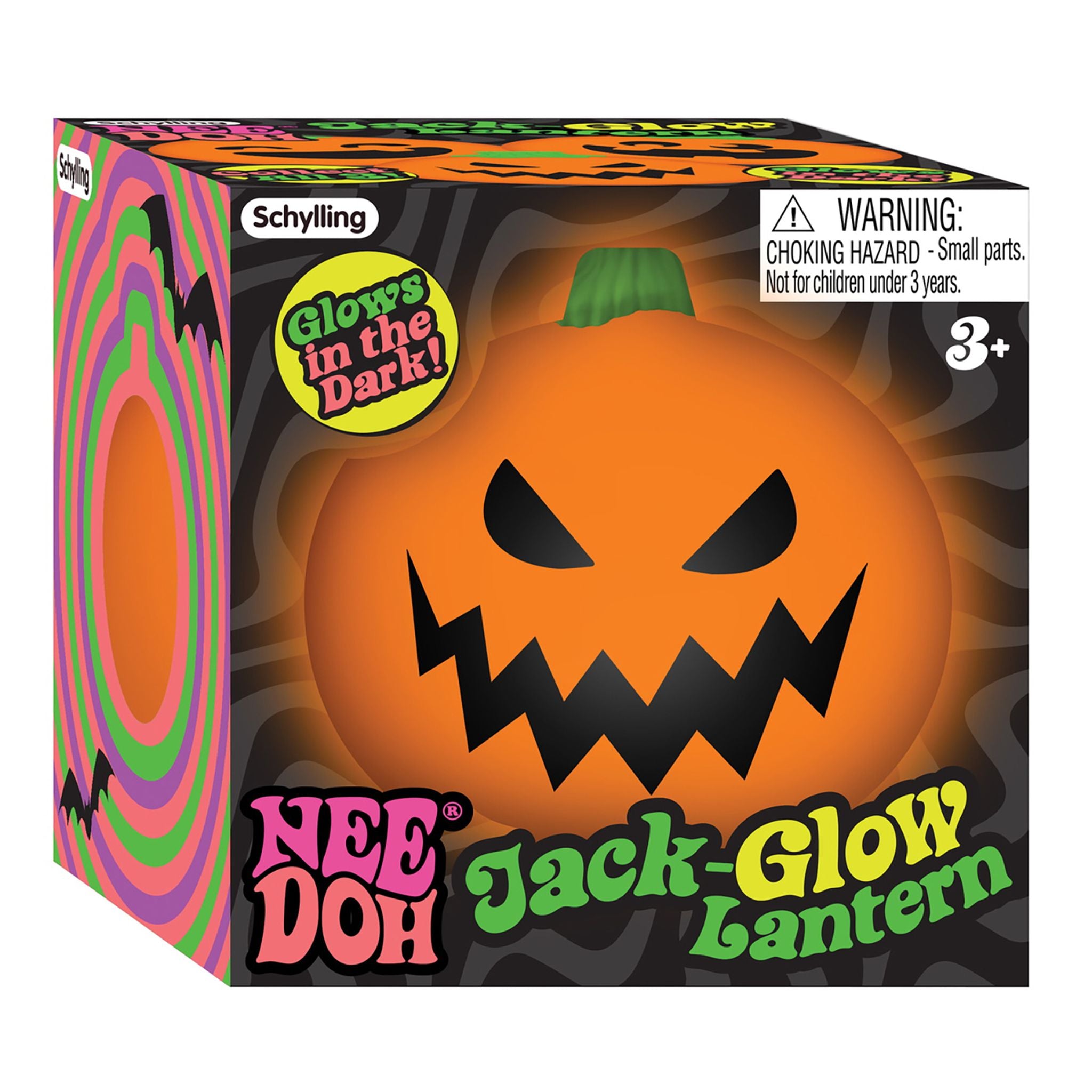 Schylling NeeDoh Glow-in-the-Dark Jack Lantern in Assorted Styles