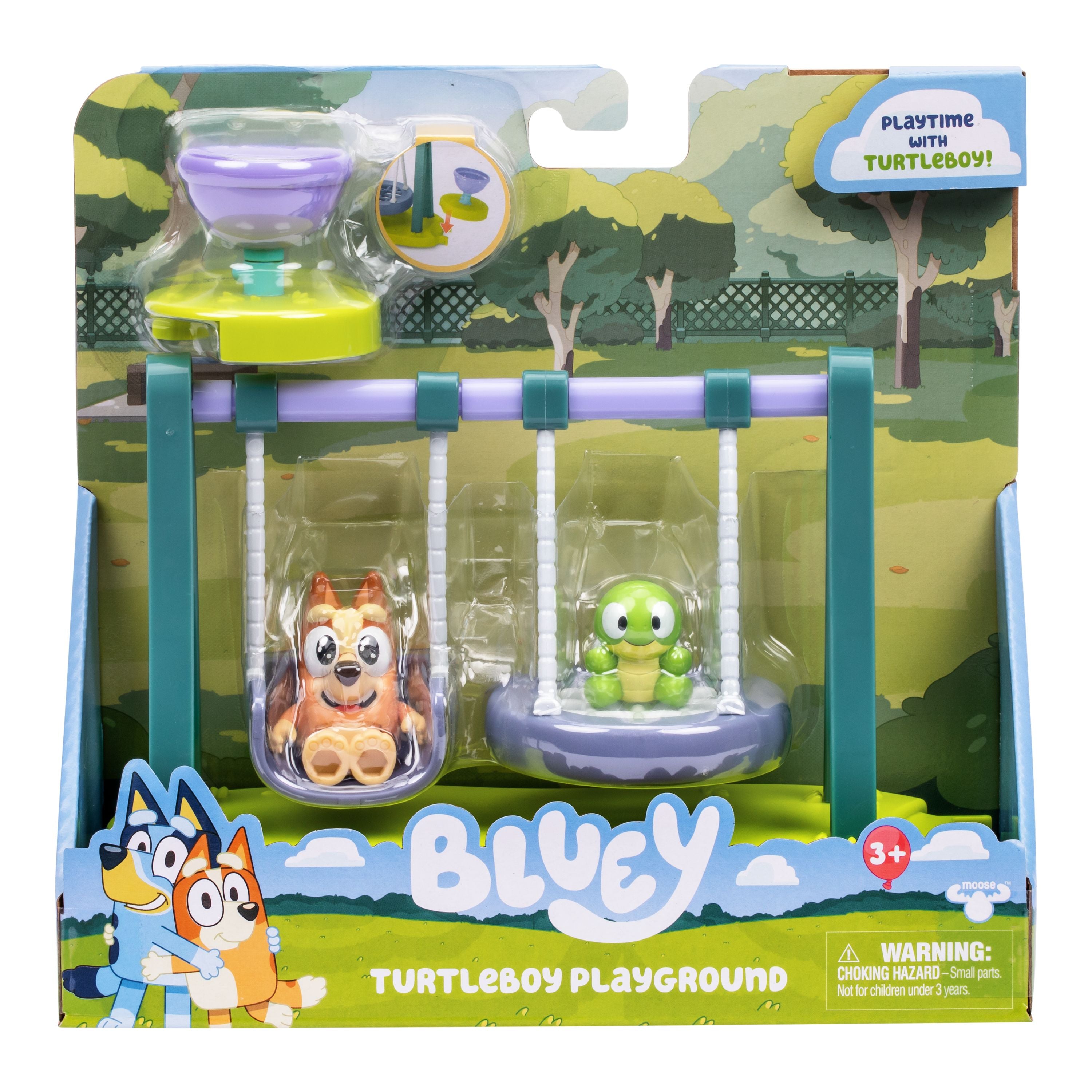Hot! Bluey Series 12 Turtleboy Playground Playset