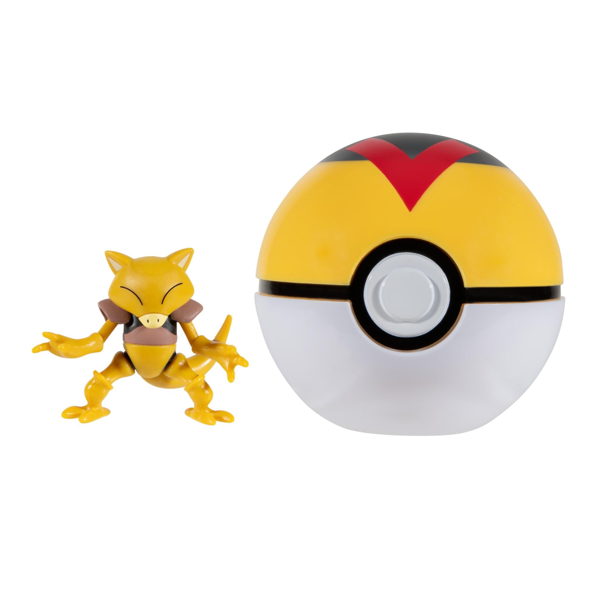 Hot Deal! Pokemon Clip N Go Set with Abra Figure and Level Ball - Perfect for Collectors