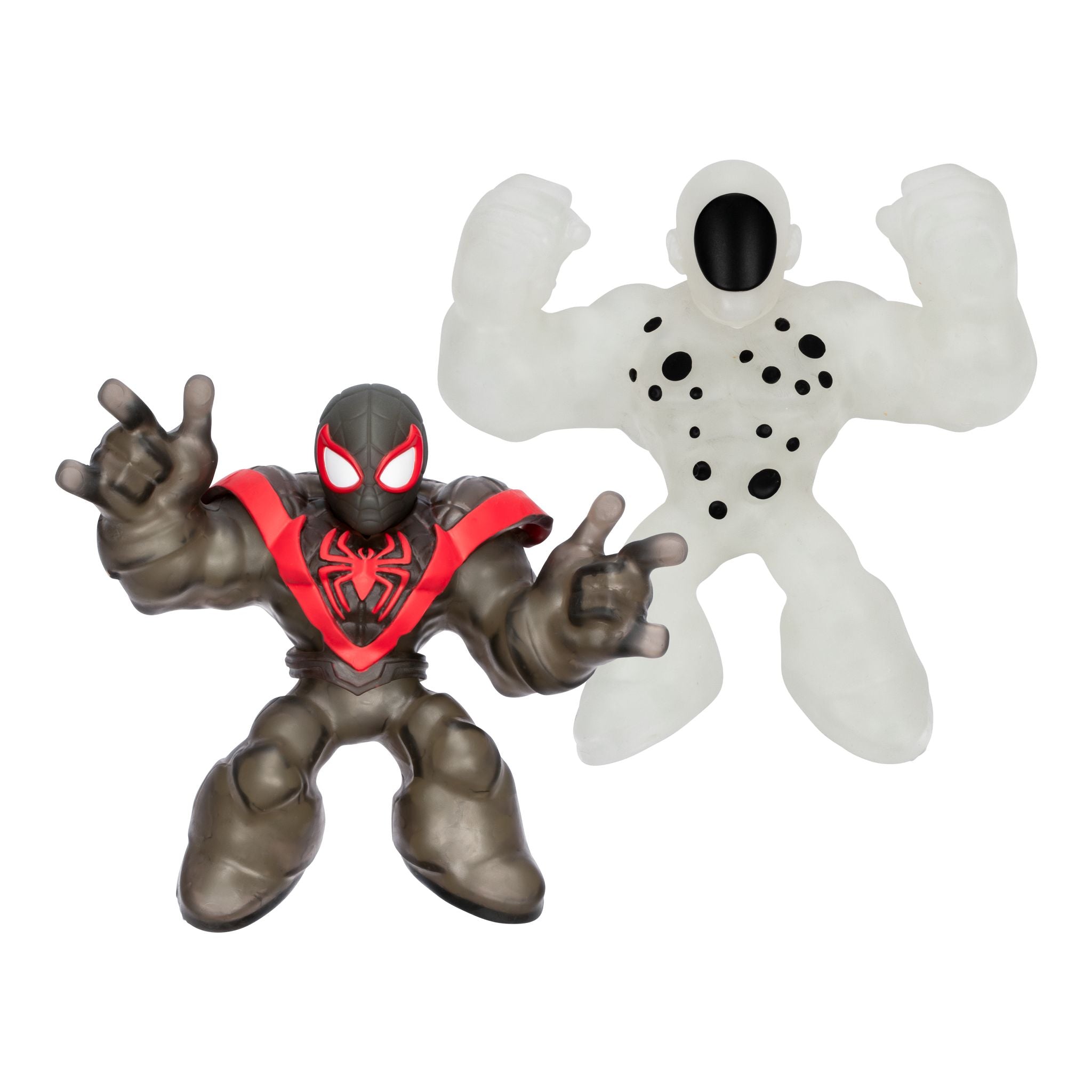 Heroes Of Goo Jit Zu Marvel S9 Glow Surge - Ultra Glow Miles Morales vs Energy Glow The Spot 2 - Pack