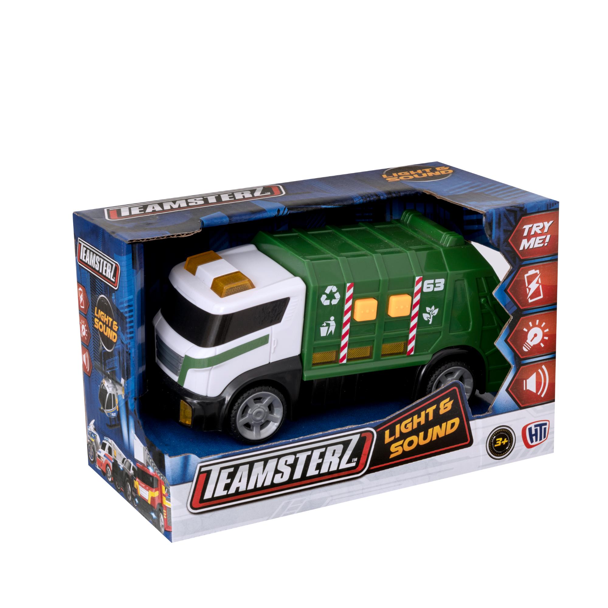 Teamsterz Small Garbage Truck with Lights and Sounds