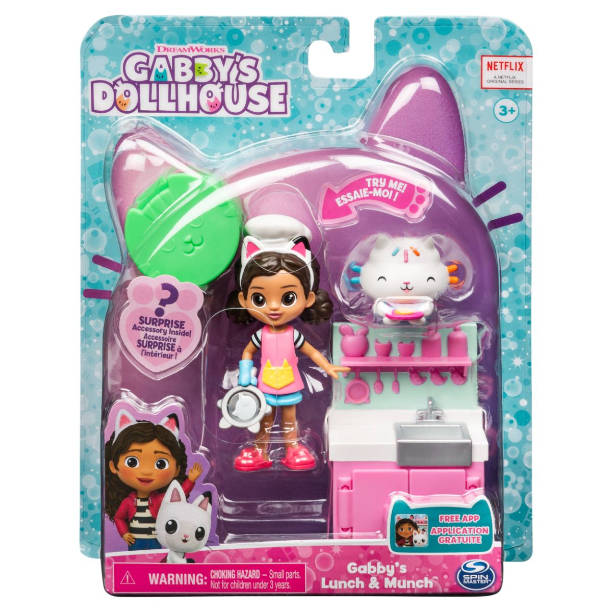 Hot Deal! Gabby's Dollhouse Lunch And Munch Kitchen Toy Set for Kids