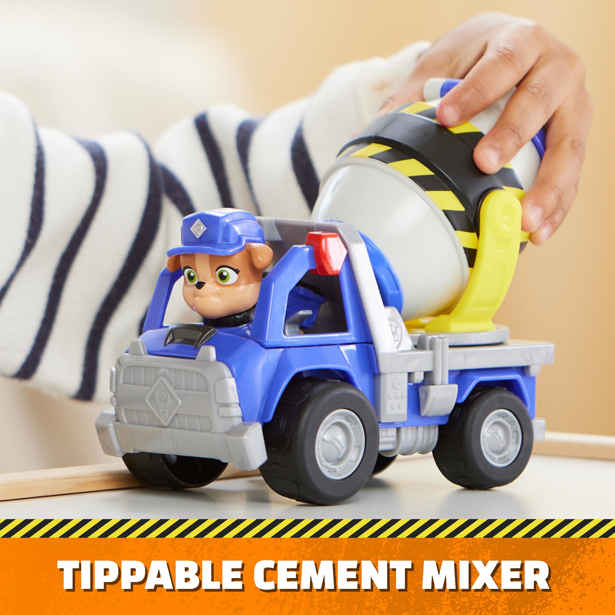 Rubble & Crew Core Construction Vehicle - Mix's Authentic Cement Mixer