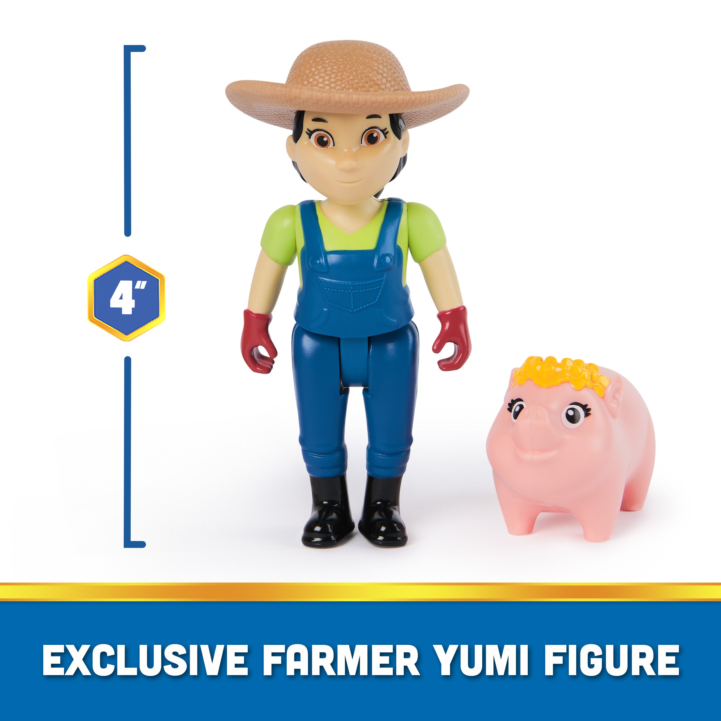 PAW Patrol Skye and Farmer Yumi Action Figures for Creative Play