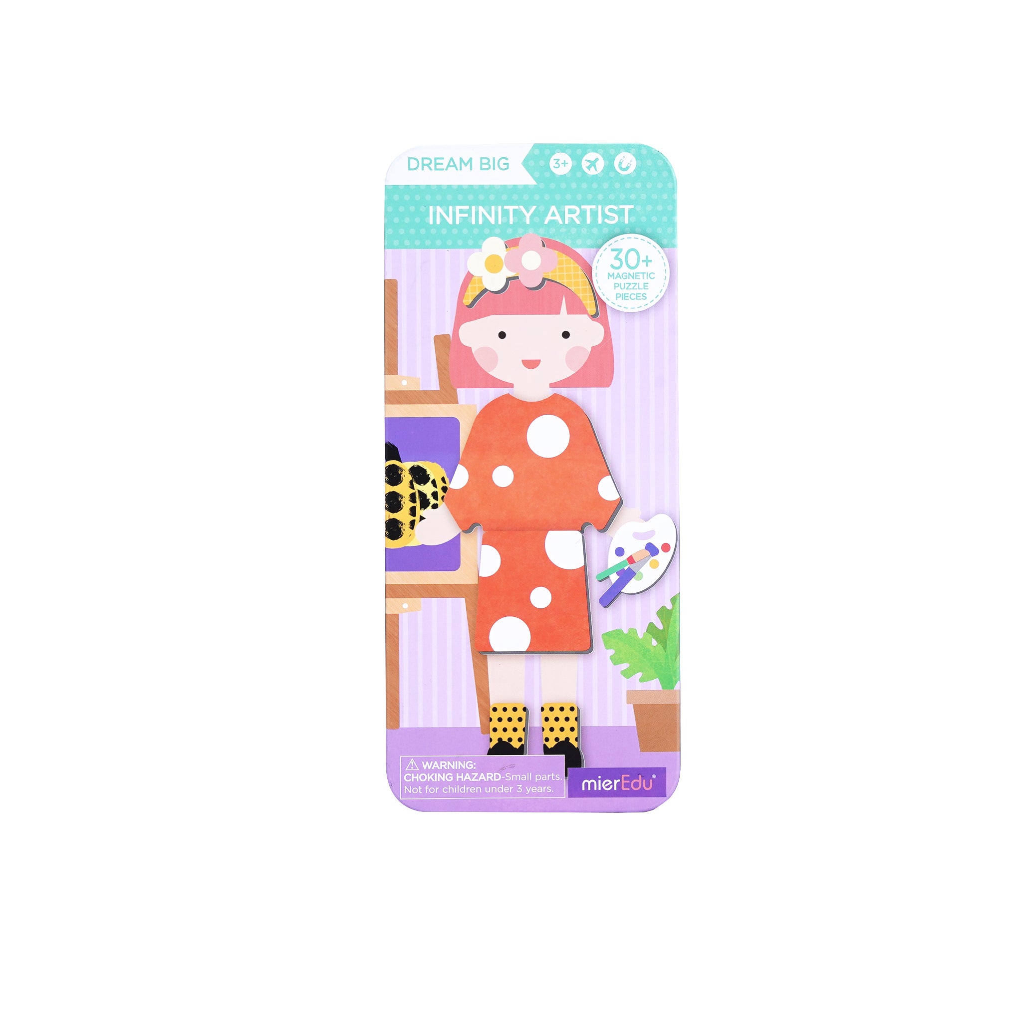 MierEdu Infinity Artist Travel Magnetic Puzzle Box for Kids