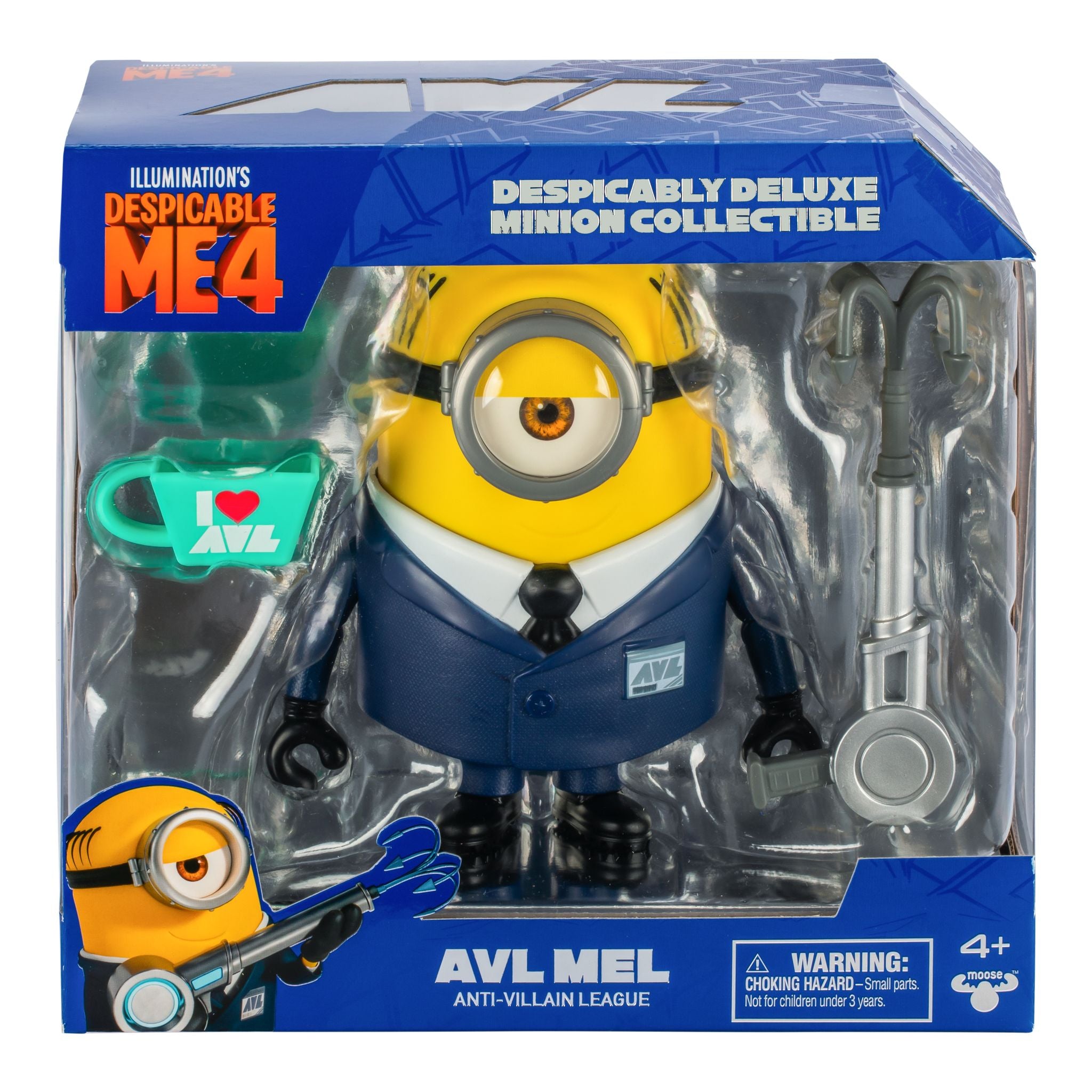 Despicable Me 4 Super Deluxe 5.5 - inch AVL Agent Mel Minion Collectible