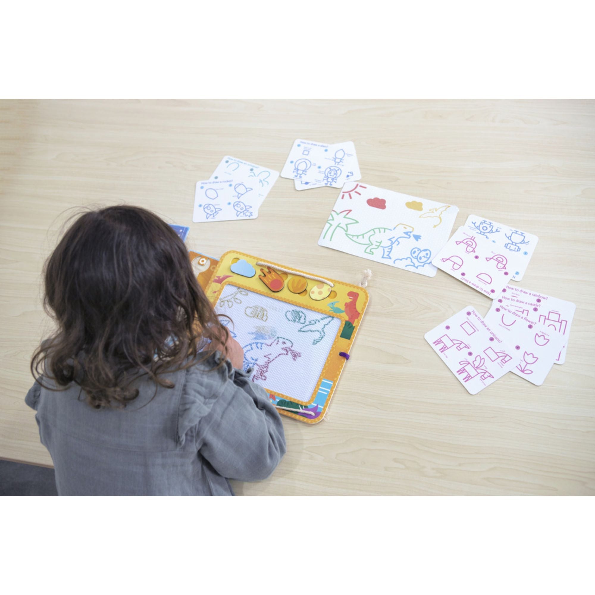 Hot Sale! MierEdu Magic Go Eco - friendly Magnetic Drawing Board for Doodle Dino, Ages 3+