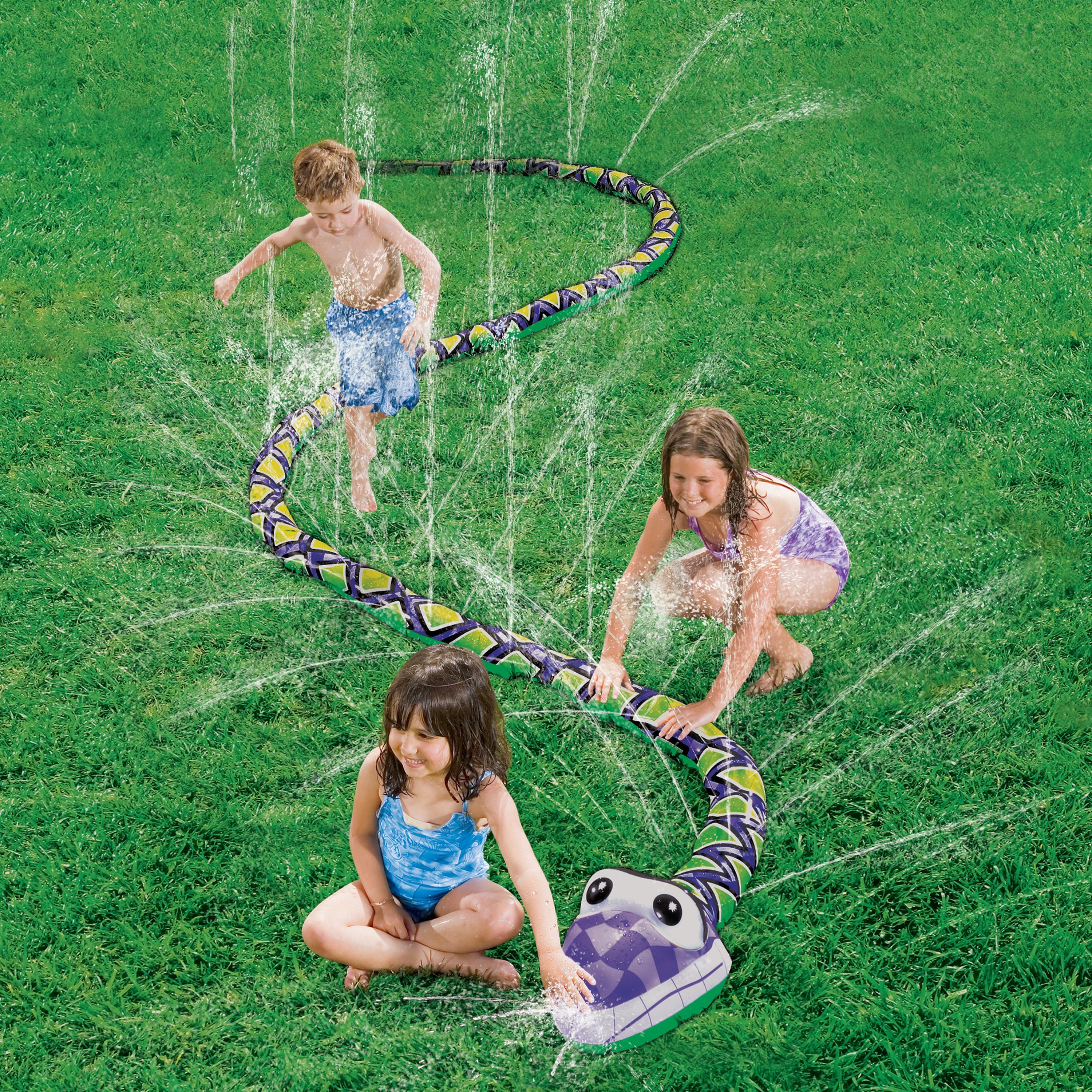 Go Play! Interactive Water Wiggles Long Snake Sprinkler