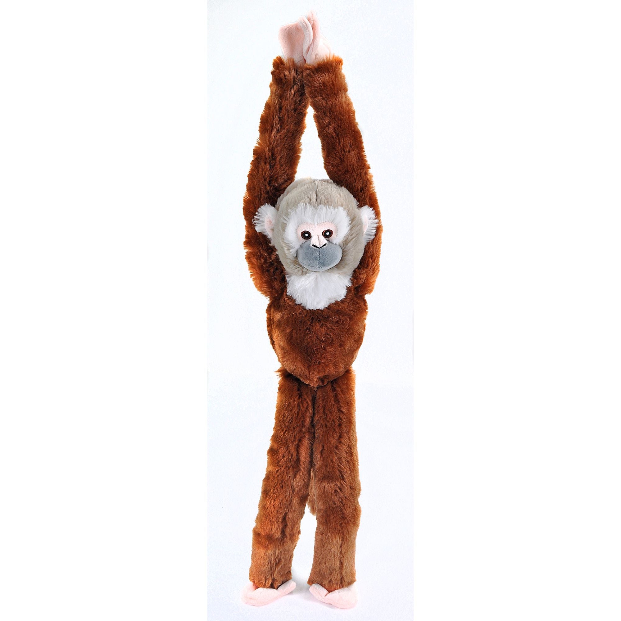 Wild Republic Ecokins 22-Inch Hanging Squirrel Monkey - Eco-Friendly!