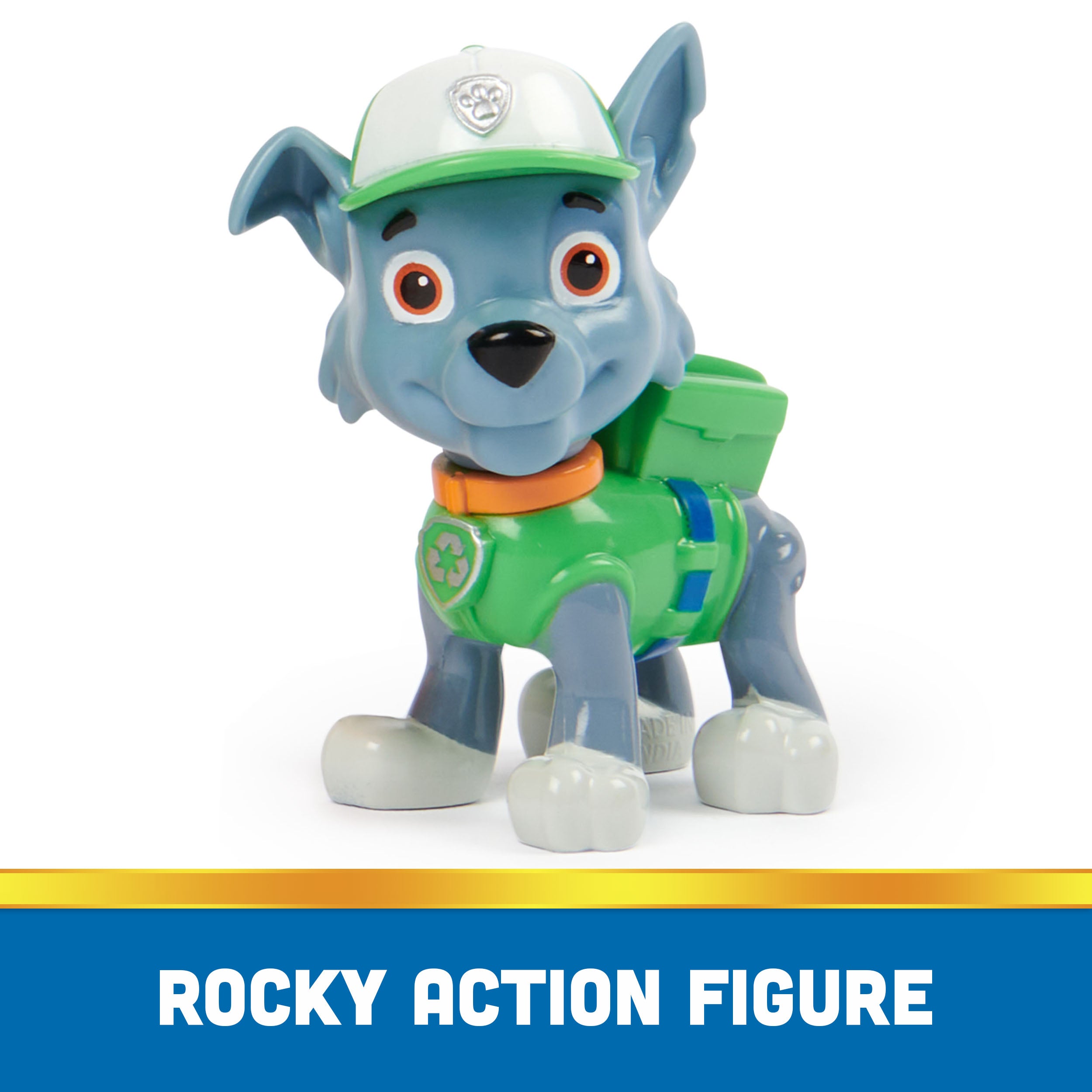 PAW Patrol Rocky's Sustainable Recycle Truck - Great Toy for Adventure