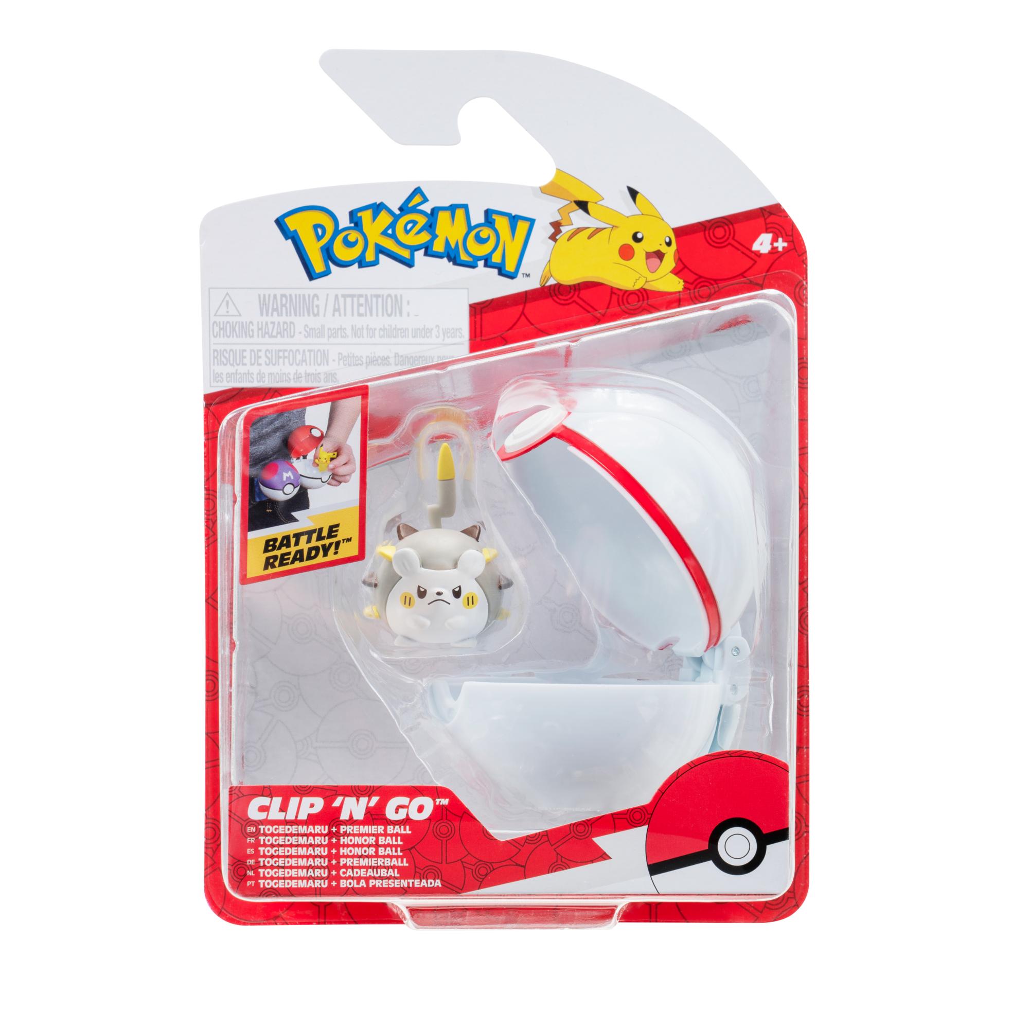 Hot! Pokemon Clip N Go Togedemaru with Premier Ball
