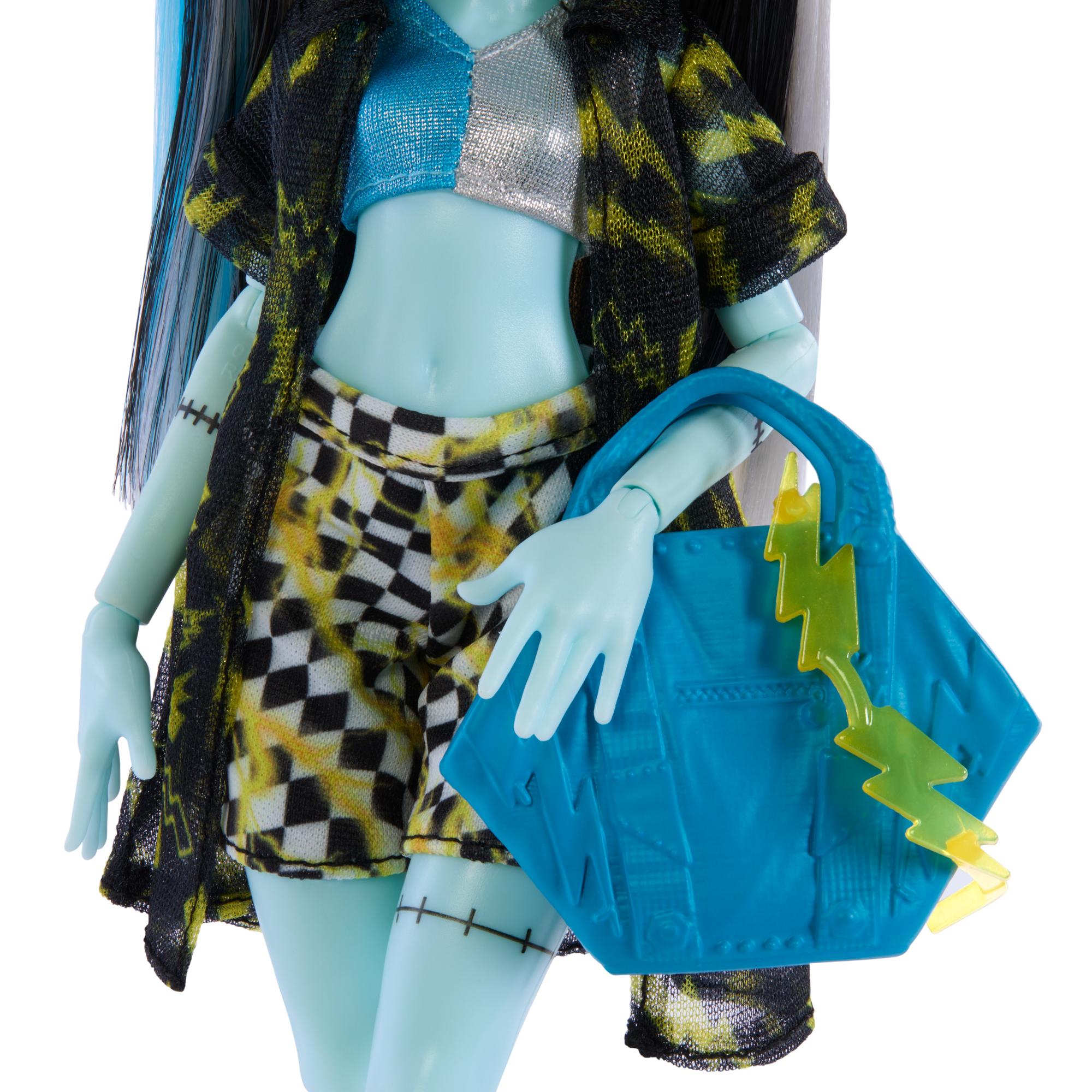 Hot Deal! Monster High Frankie Doll for Scare-Adise Island Vacation