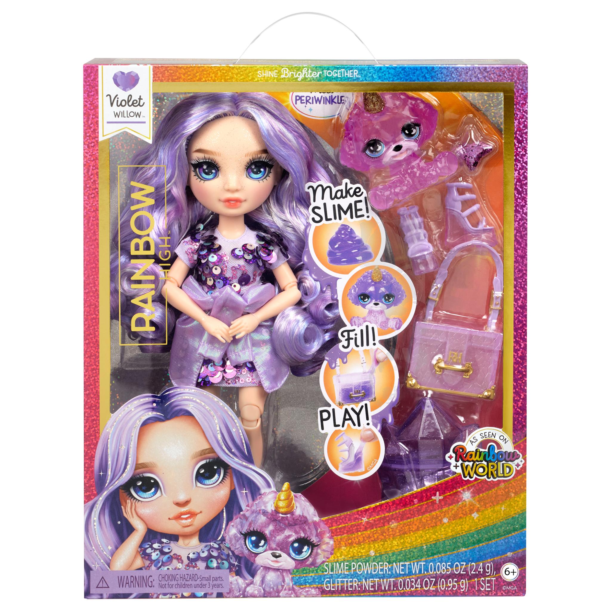 Hot Deal! Rainbow High Rainbow World Classic Fashion Doll - Violet for Young Fashion Lovers