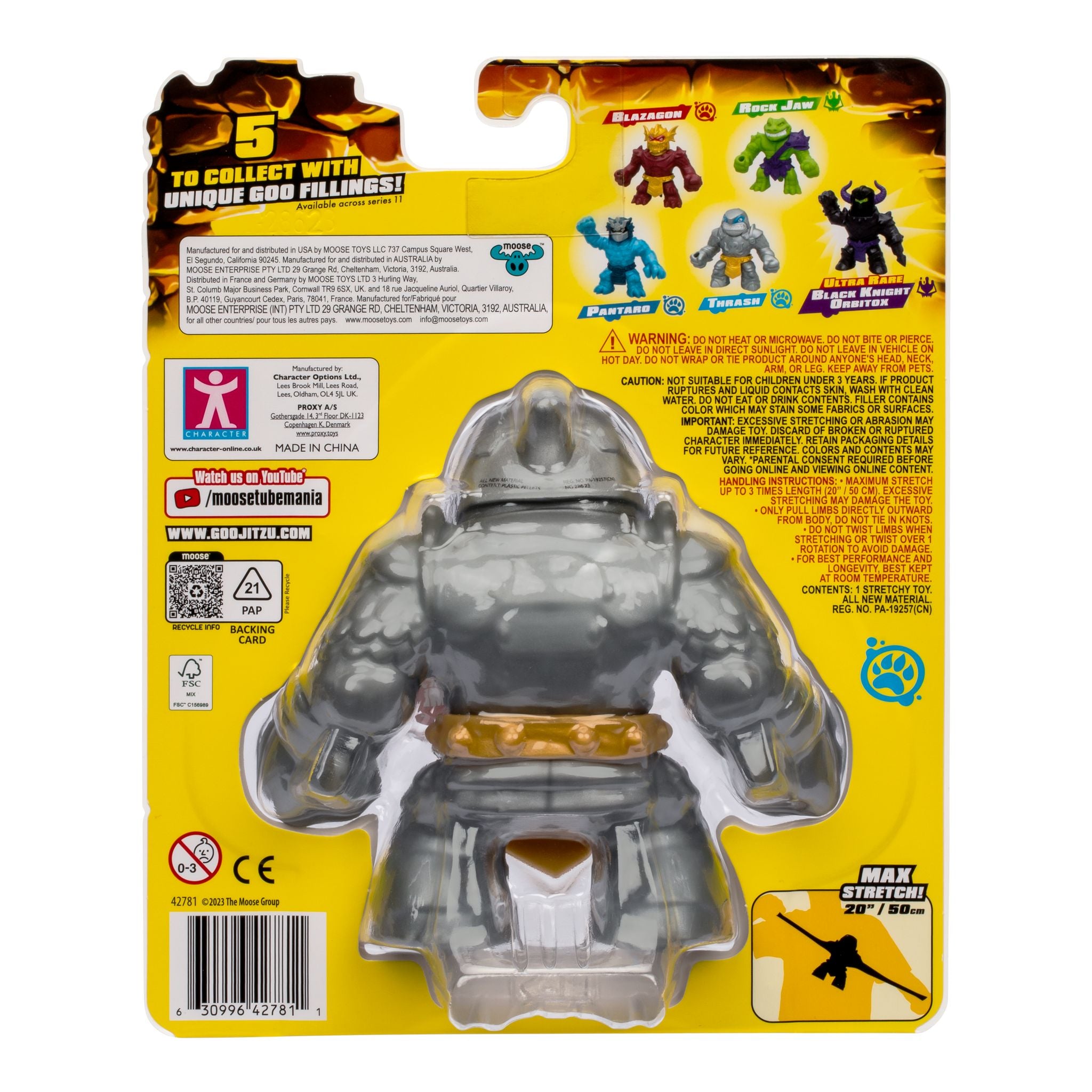 New Heroes Of Goo Jit Zu Stretch Strikers Season 11 - Thrash Hero Pack