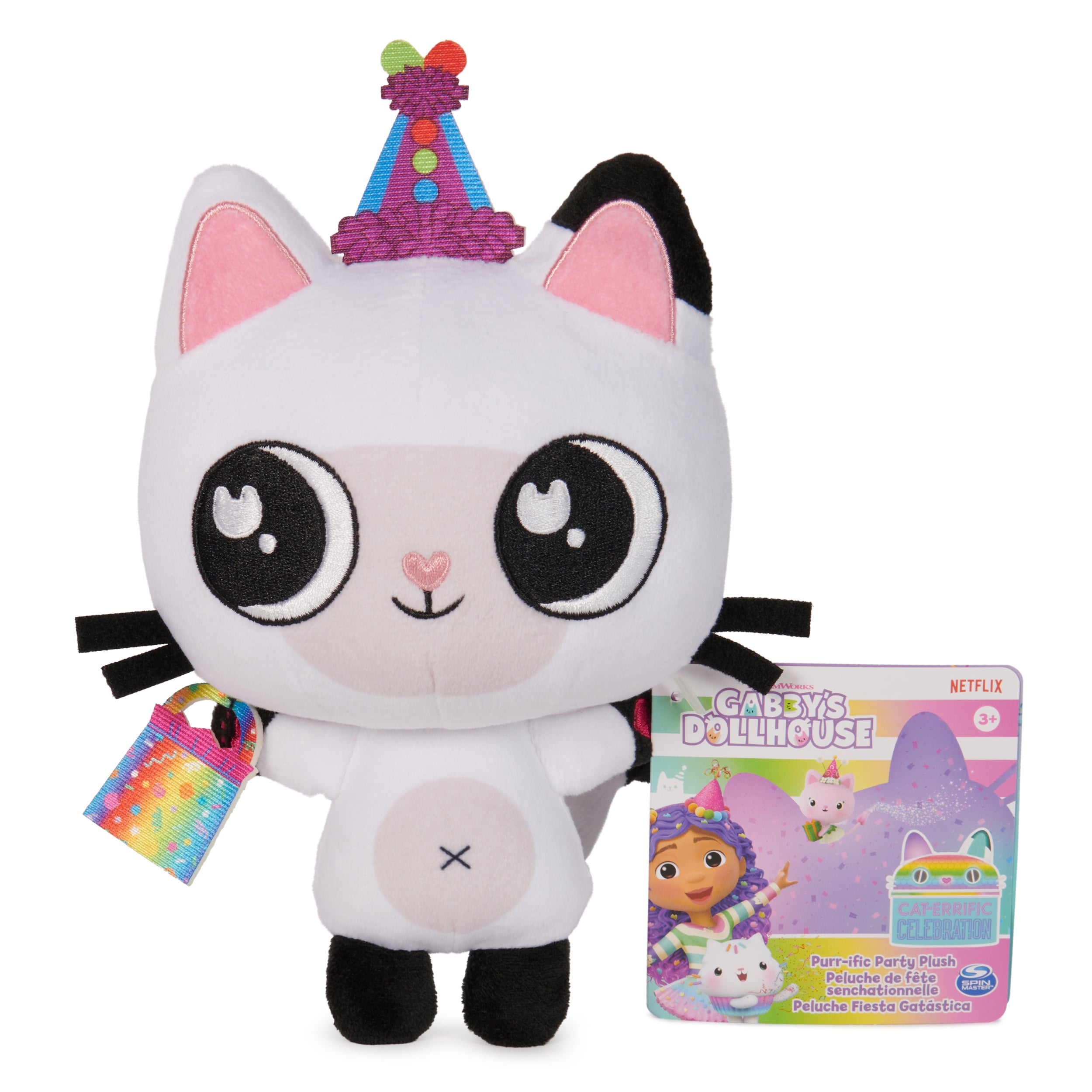 Gabby's Dollhouse Pandy Paws Celebration Plush - Ideal Gift!