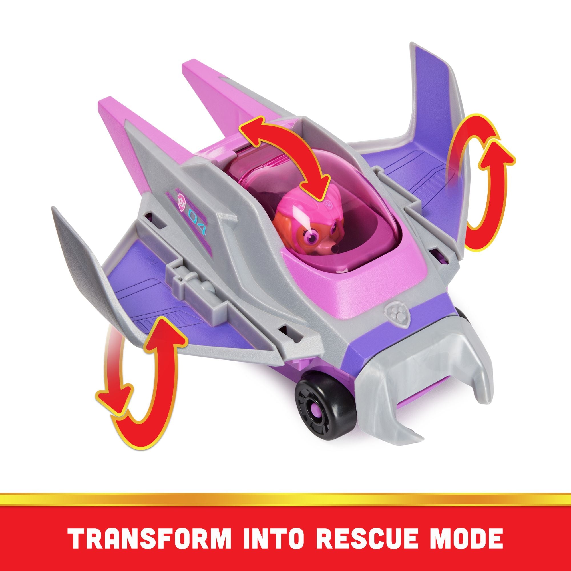 Hot! PAW Patrol Skye's Aqua Themed Manta Ray Rescue Vehicle