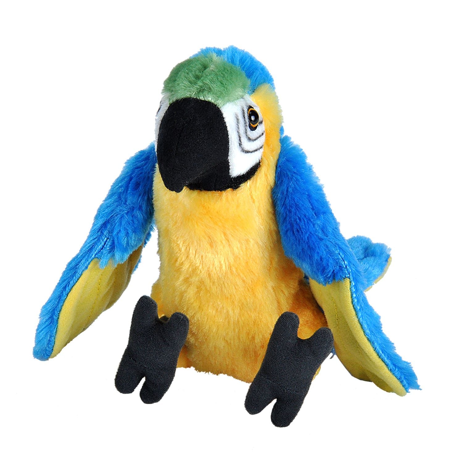 Wild Republic 8-Inch Mini Cuddlekins Blue & Yellow Macaw - Adorable & Eco-Friendly