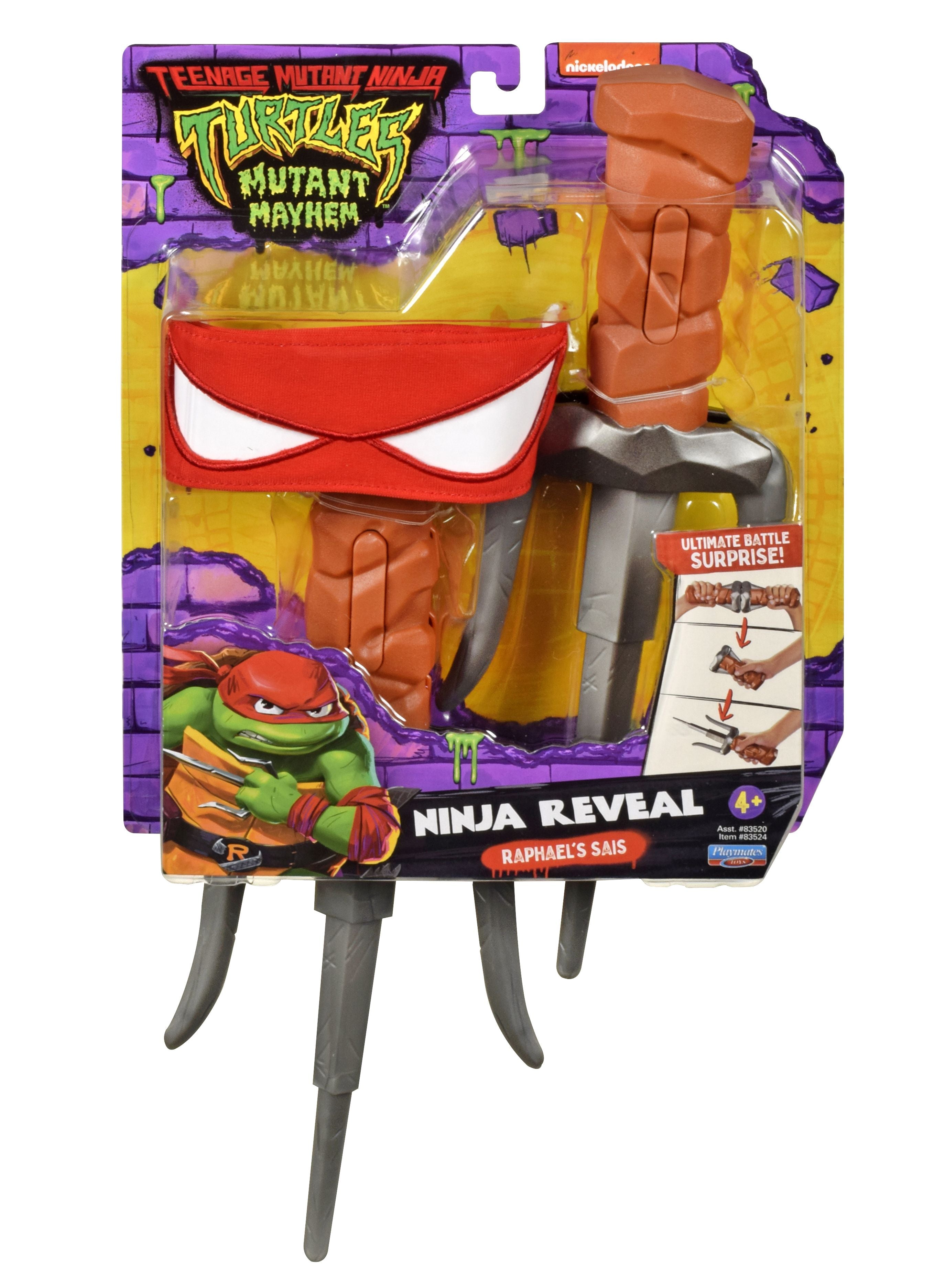 Hot Deal! Teenage Mutant Ninja Turtles Mutant Mayhem - Raph's Transforming Sai Set