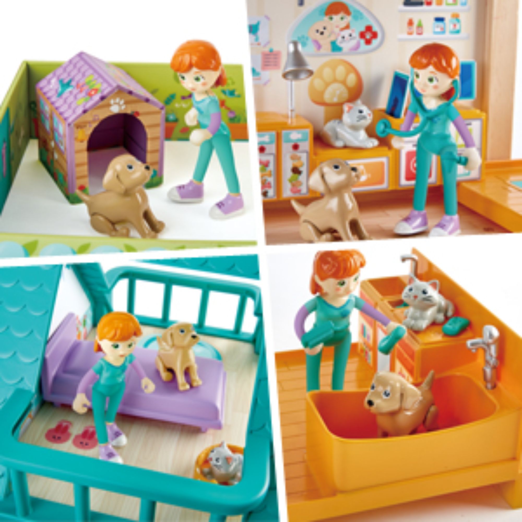 Hape Kids' Adventure Furry Friend Vet Set - Perfect Gift for Young Pet Lovers