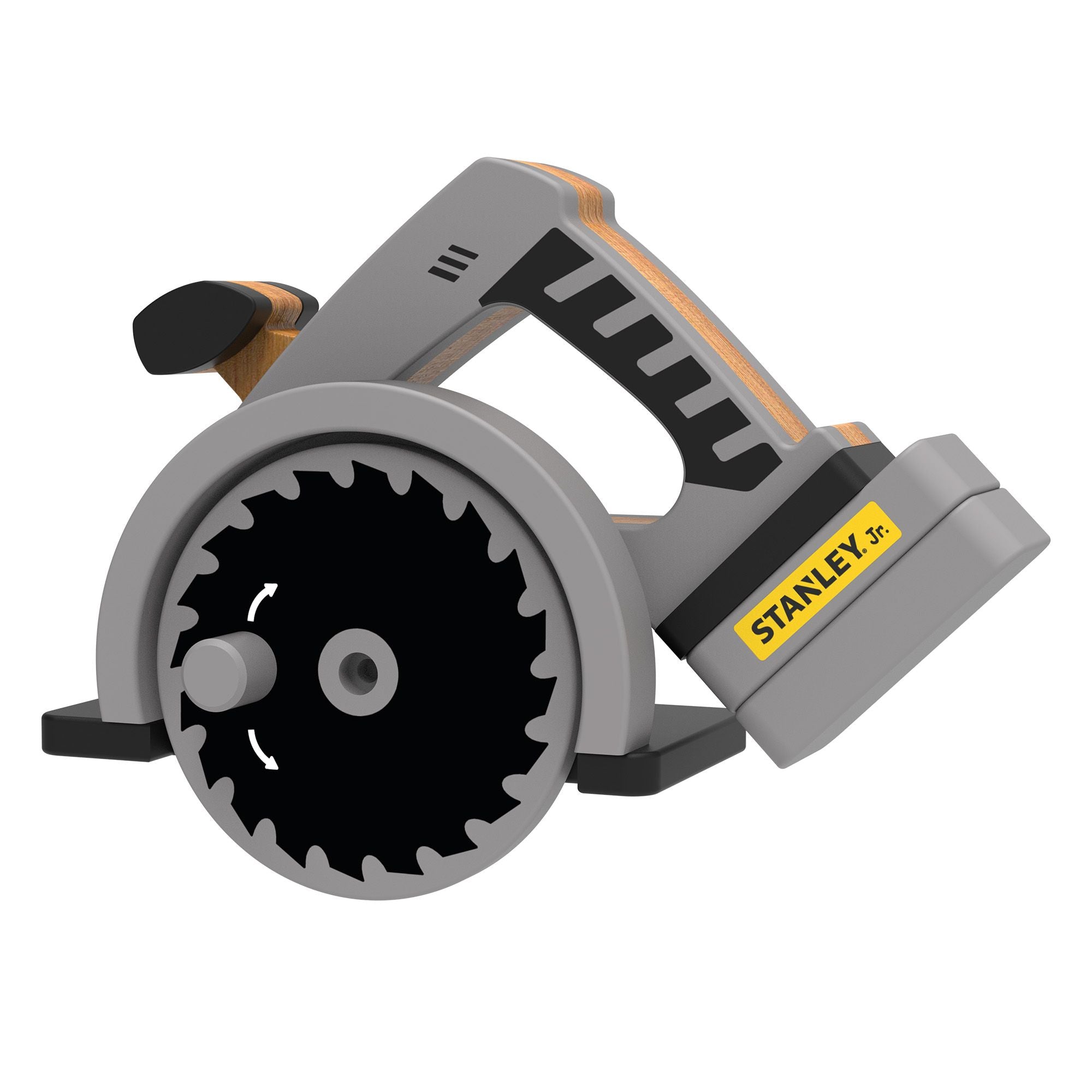 Hot Sale! Stanley Jr. Child - Safe Wooden Pretend Circular Saw for Ages 3+