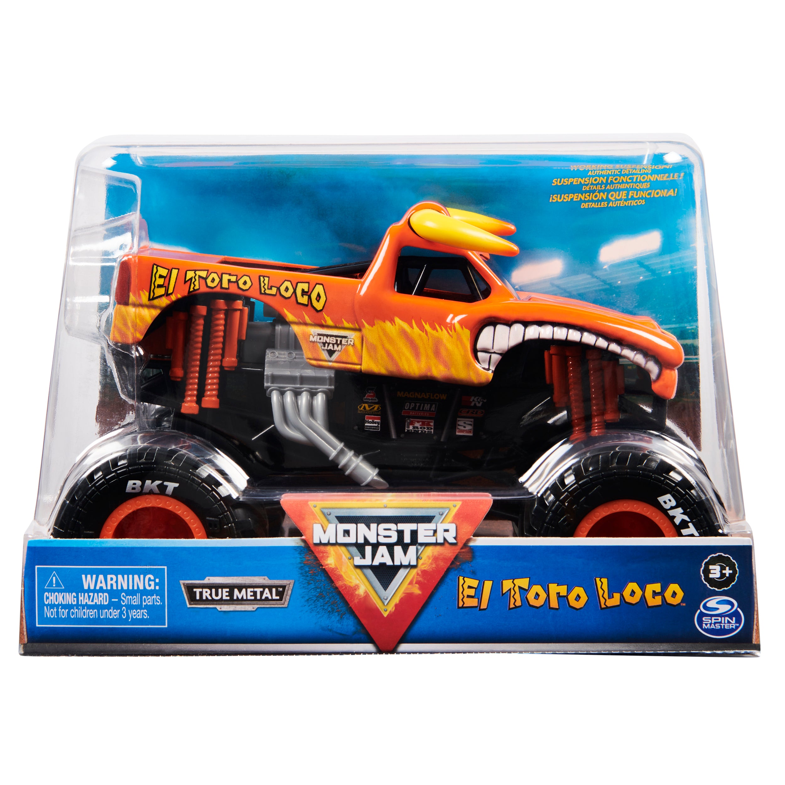 Hot Deal: 1:24 Scale Monster Jam Die - Cast Orange Monster Truck El Toro Loco