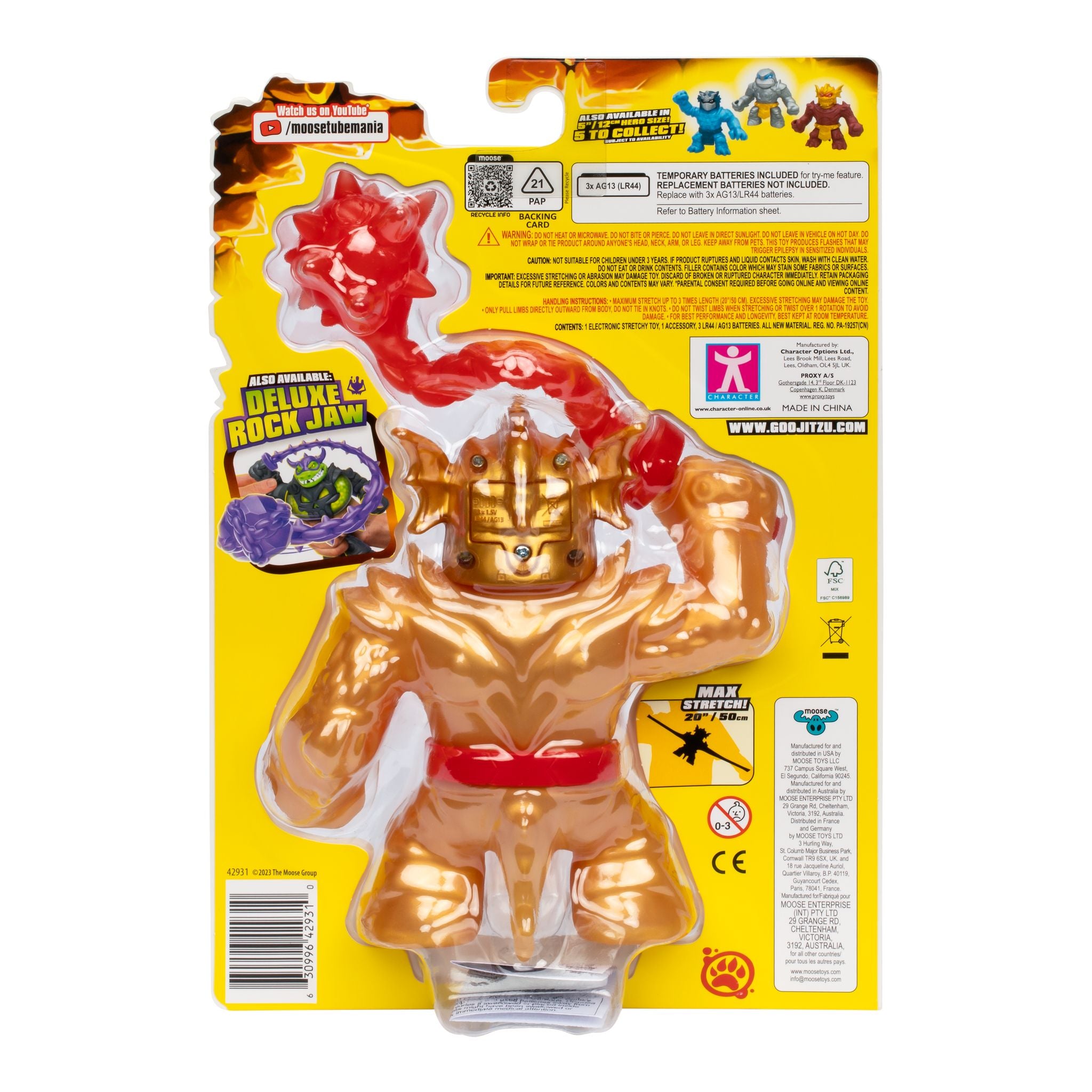 Hot! Heroes Of Goo Jit Zu S11 Deluxe Hero Pack - Blazagon