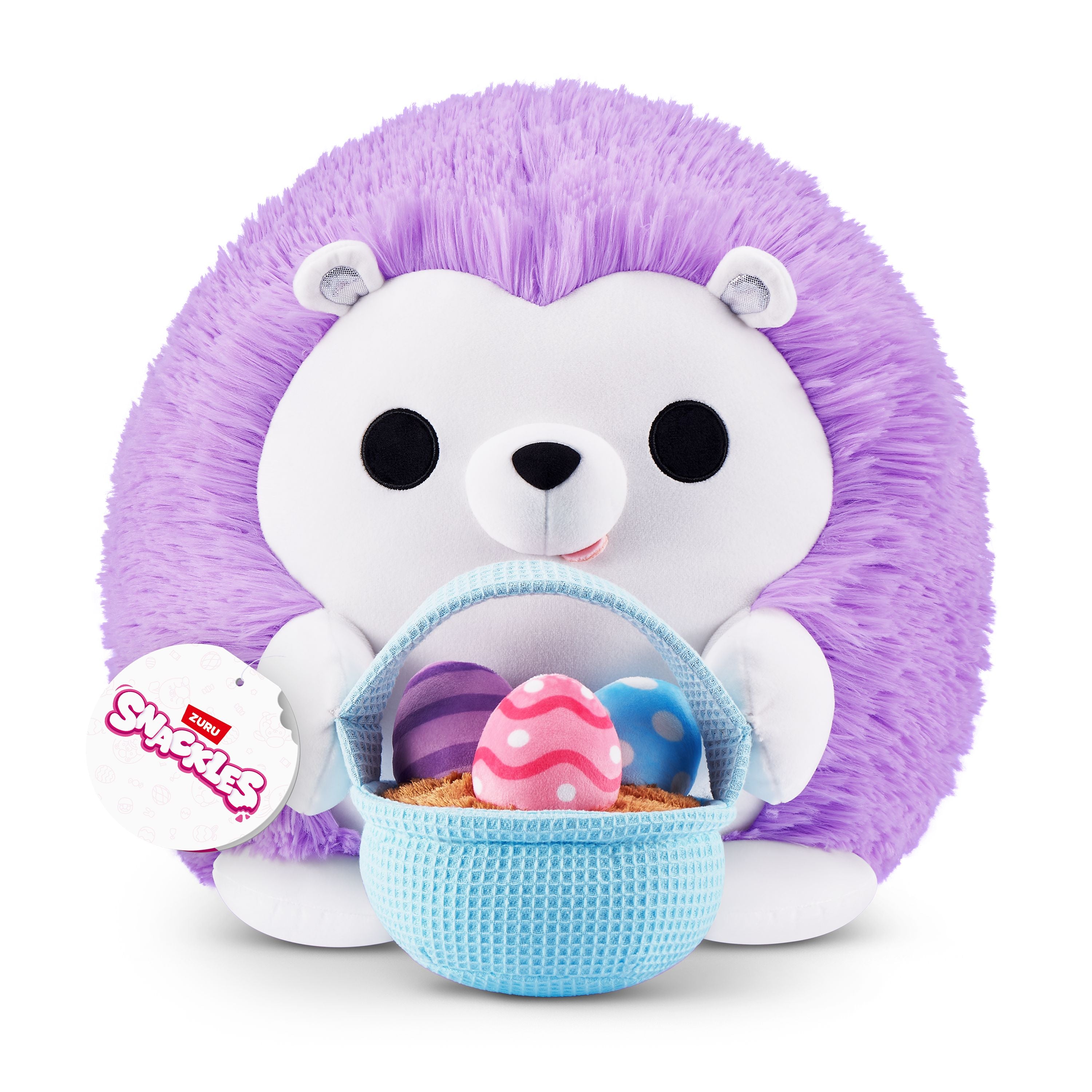 ZURU 14-Inch Soft Easter Snackles Plush - Andrew Hedgehog