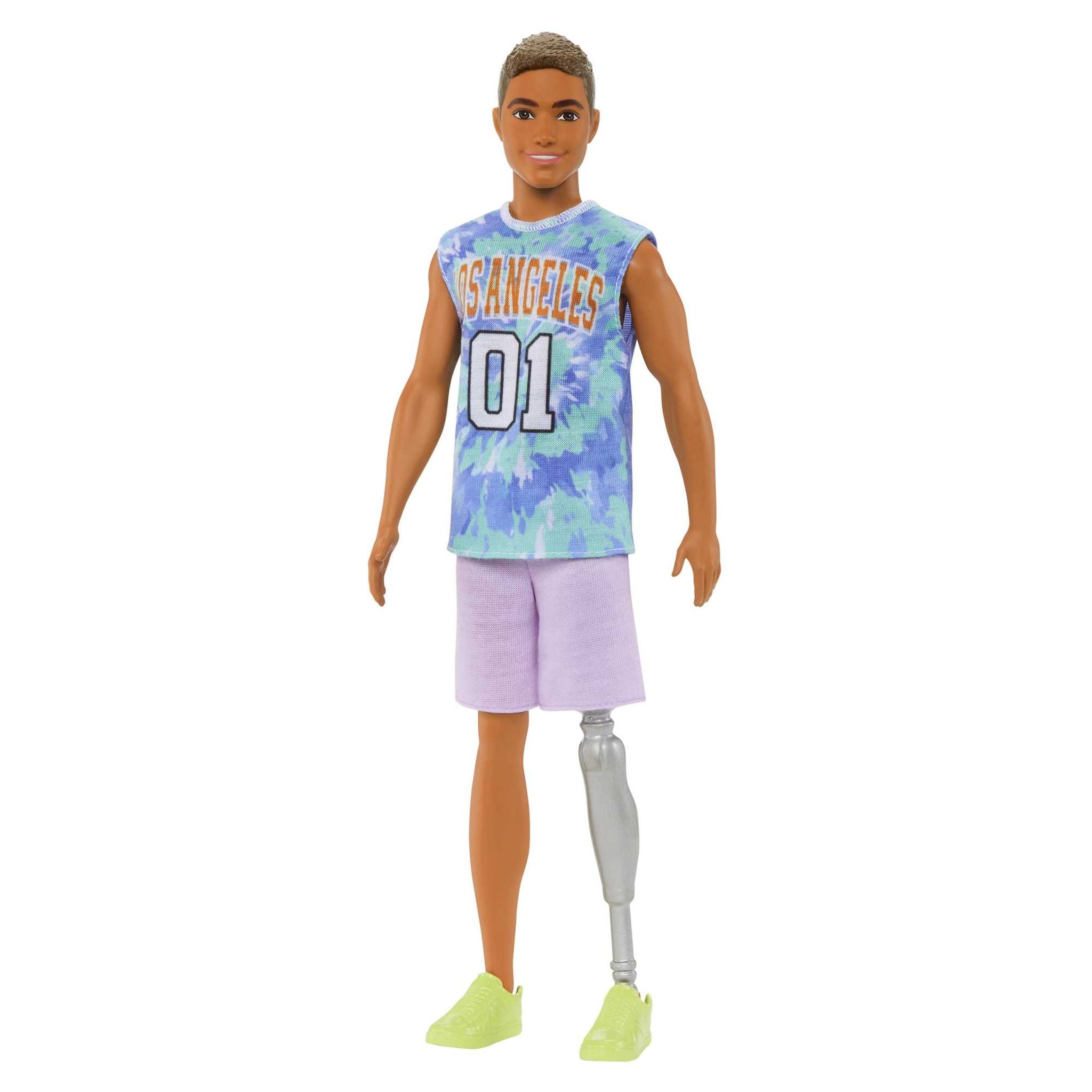 Fashionable Barbie Ken Fashionista Doll with Prosthetic Leg