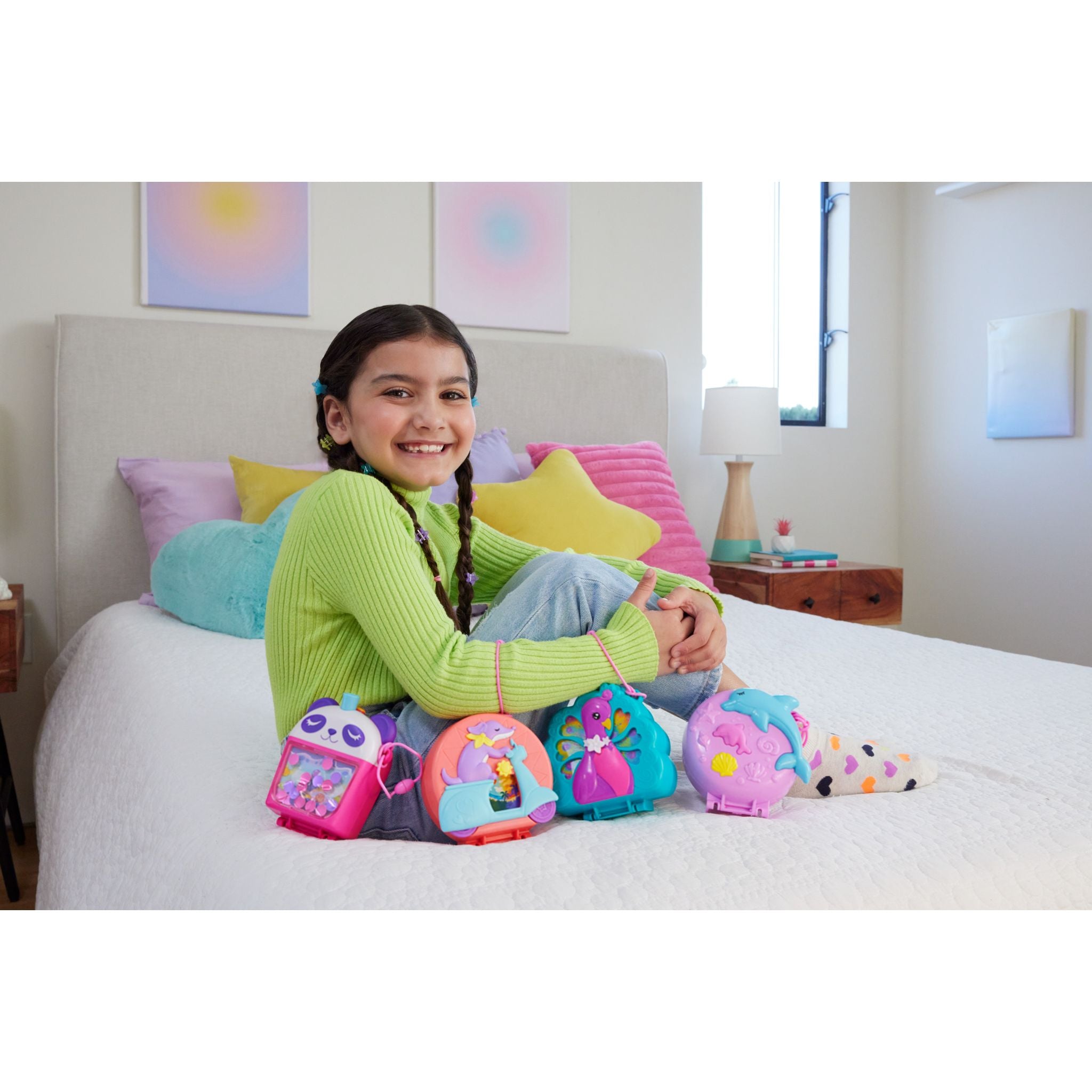 Polly Pocket Colorful Peacock Garden Big Pocket World Compact