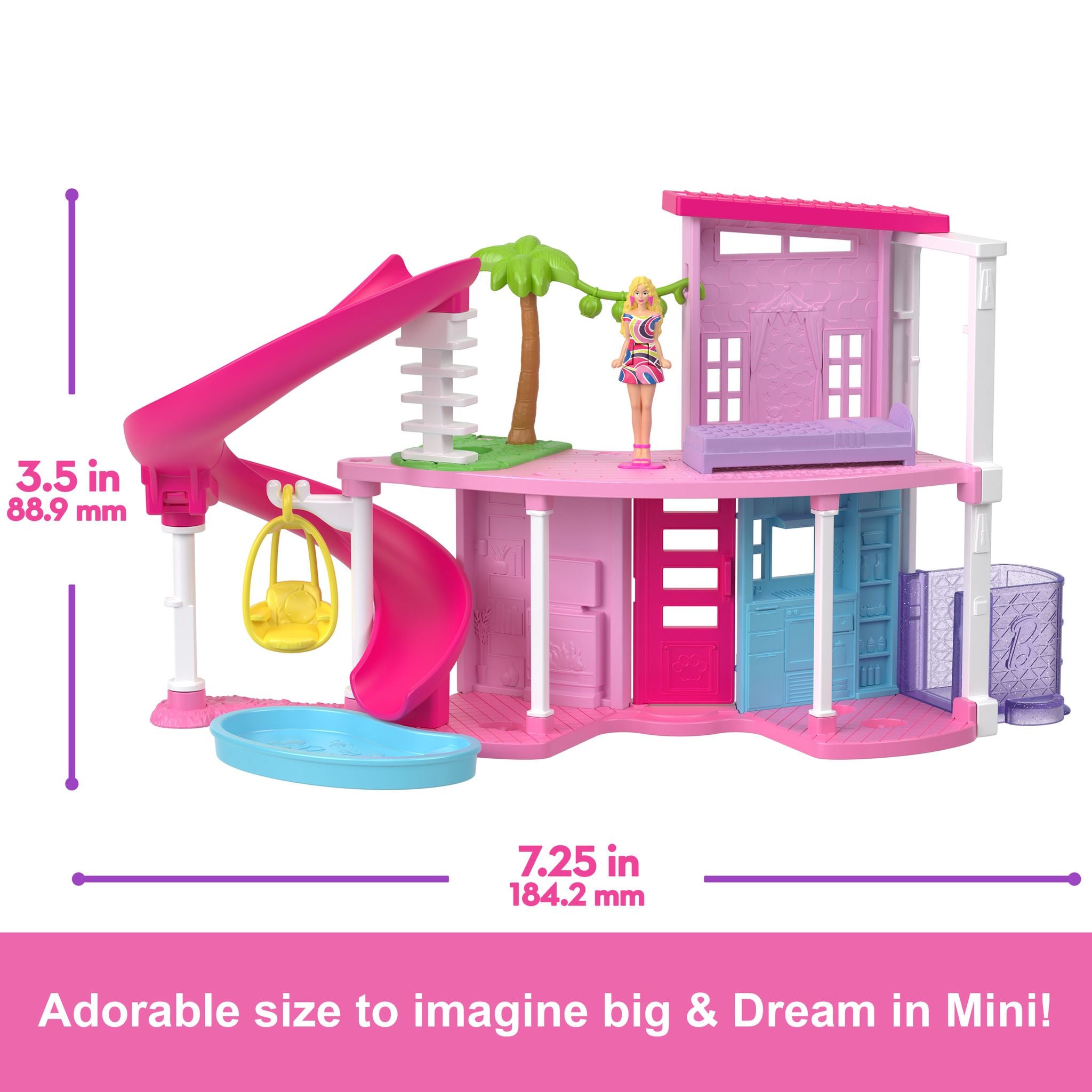 Adorable Mini Barbie Land - First Miniature Barbie Dream House Set