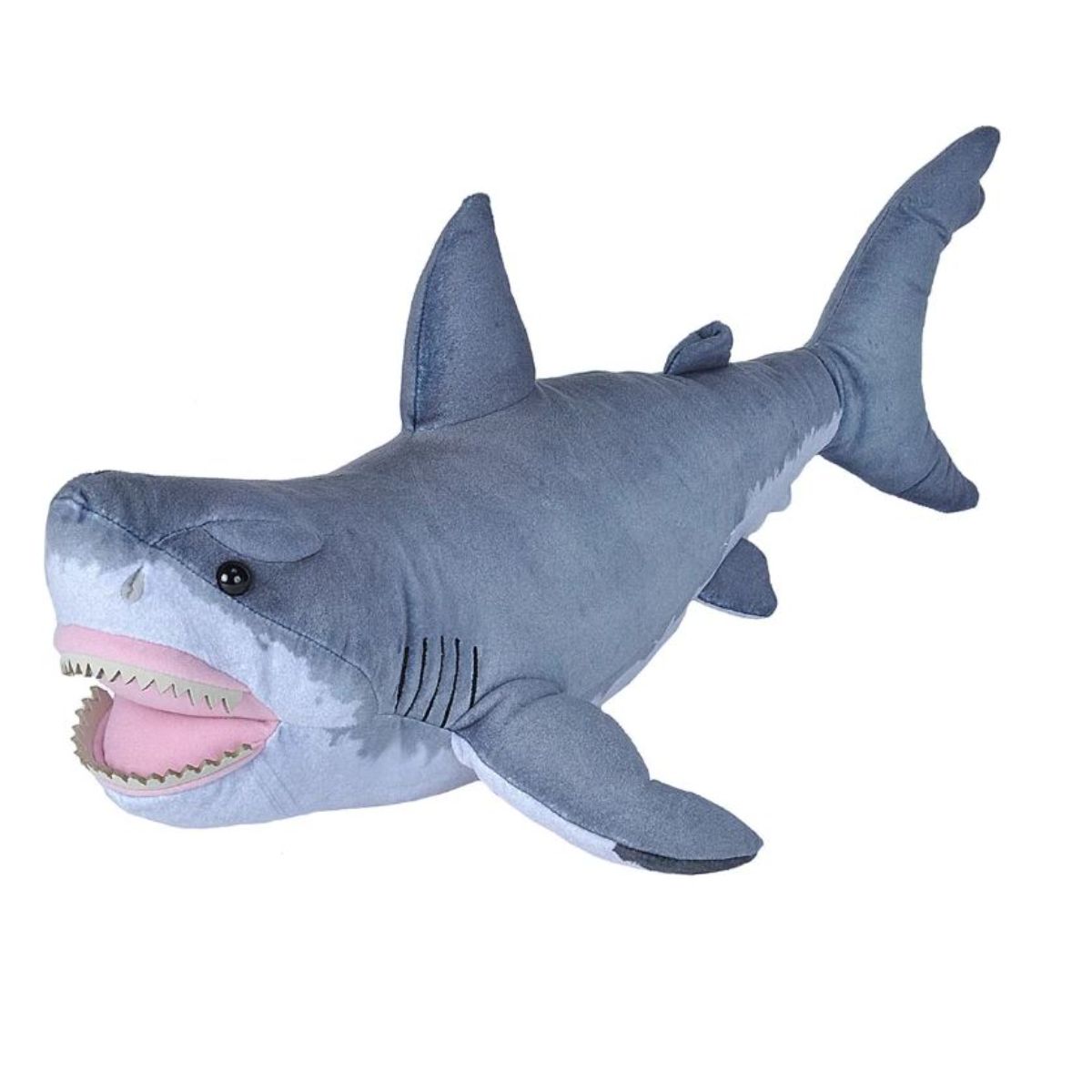 Wild Republic 20-Inch Living Ocean Realistic Great White Shark Plush